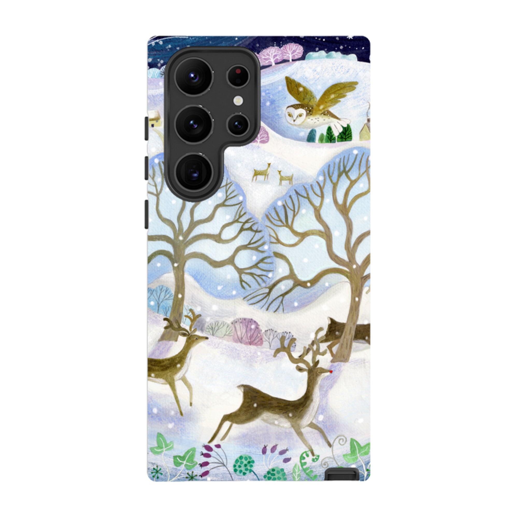Samsung Tough Case - Winter Deer By Bex Parkin