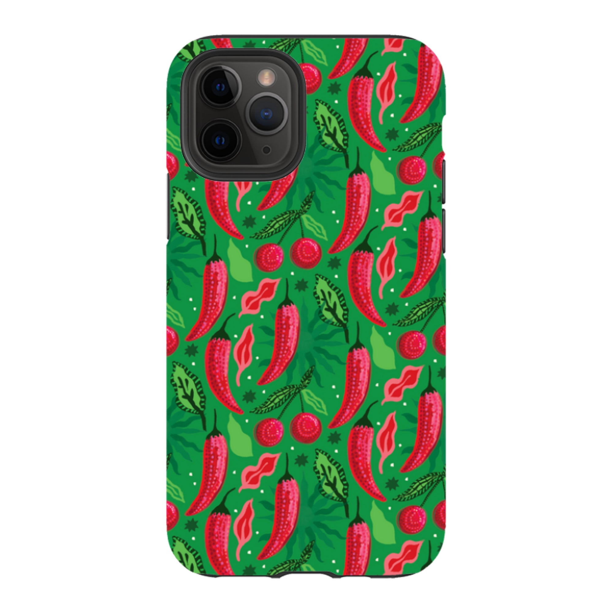 iPhone Tough Case - Chilli Cherry By Emma Frances Grant