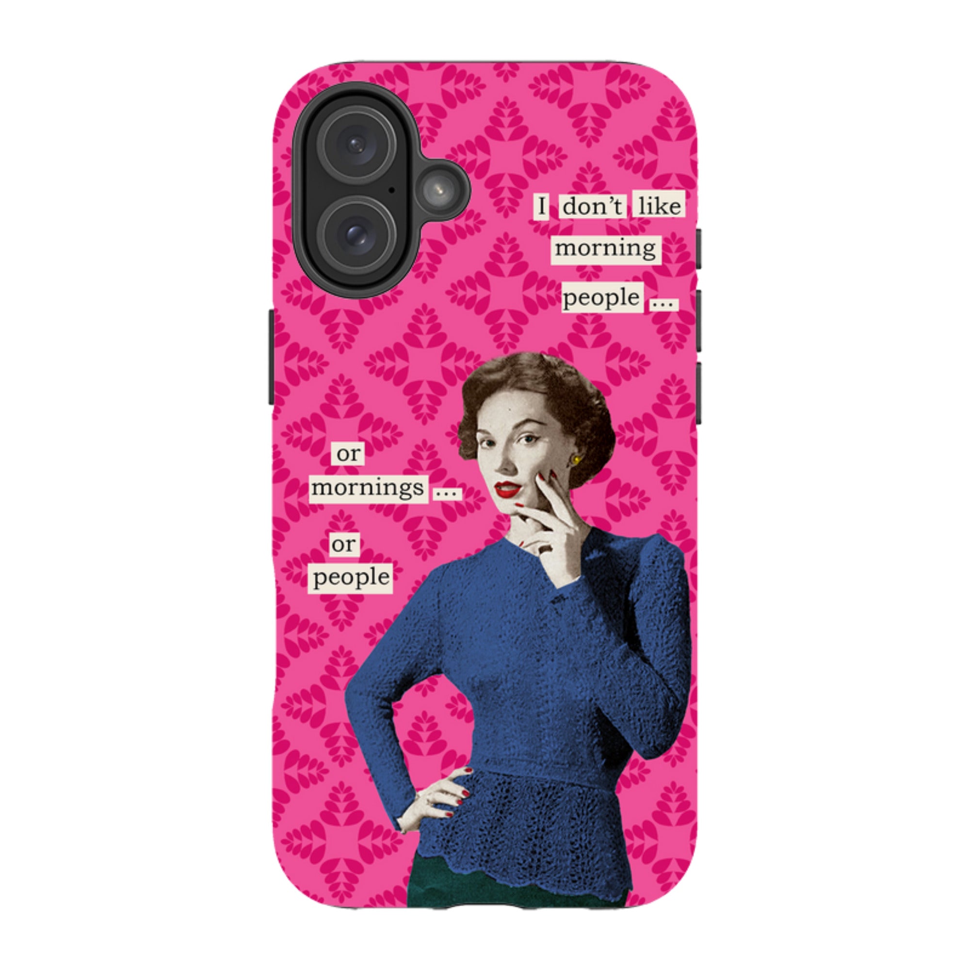 iPhone Tough Case - Morning Person By Clare Jordan