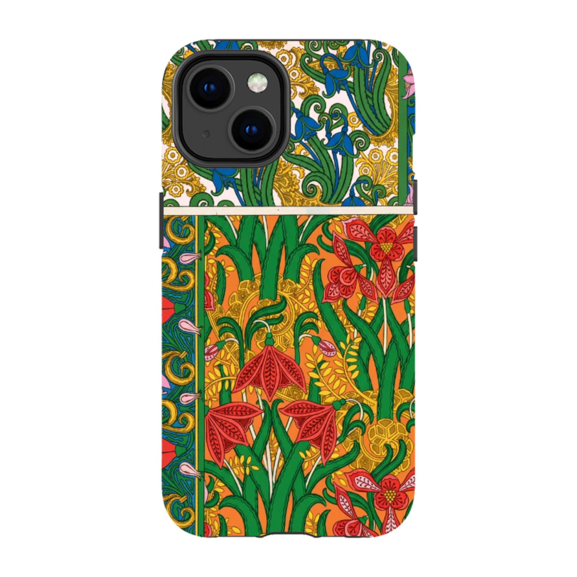 iPhone Tough Case - Vintage Art Nouveau Lily