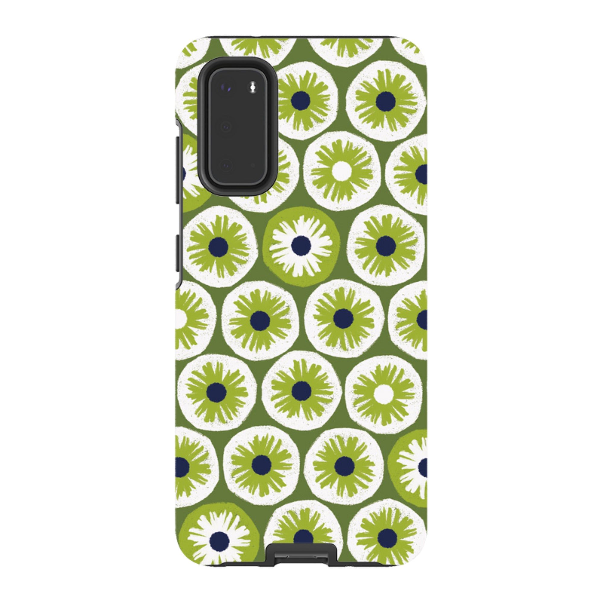 Samsung Tough Case - Penny Flowers Green By Ali Brookes