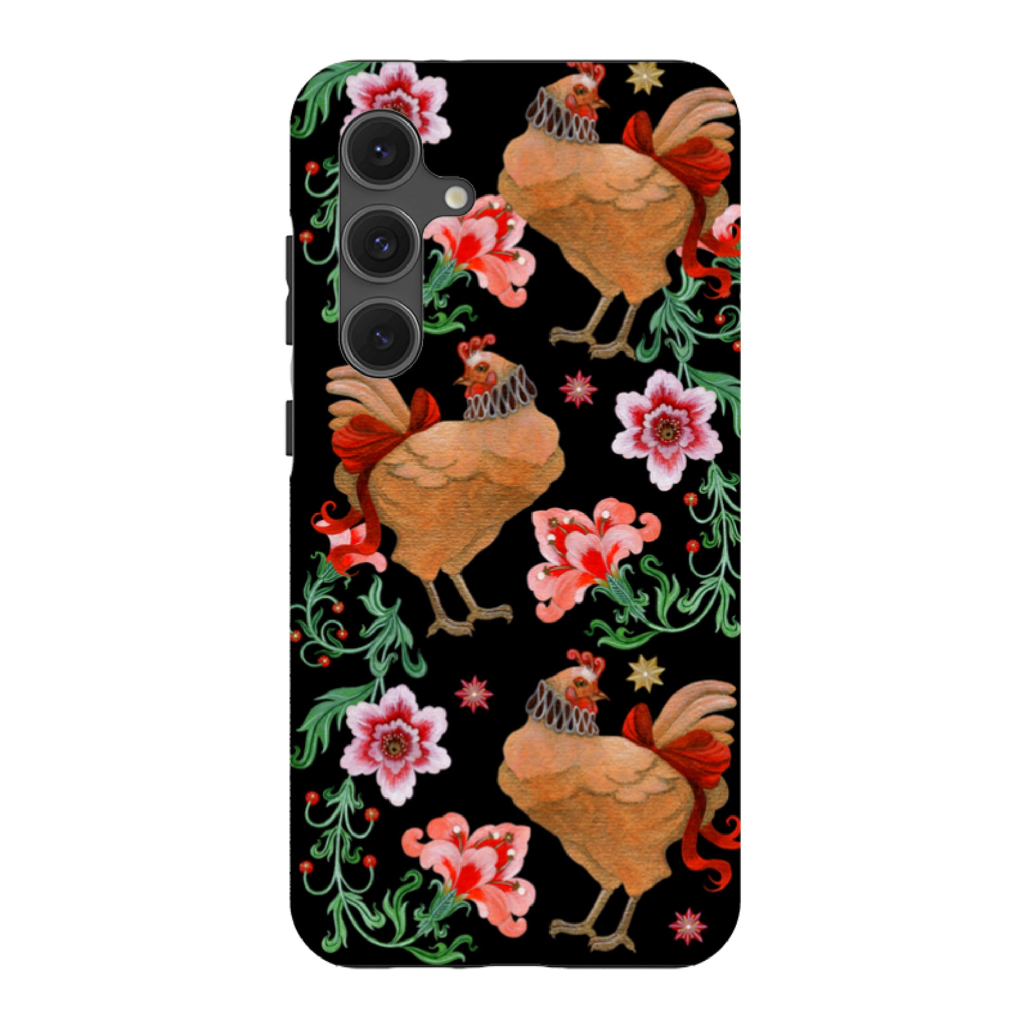Samsung Tough  Case - Three French Hens By Maria Matos