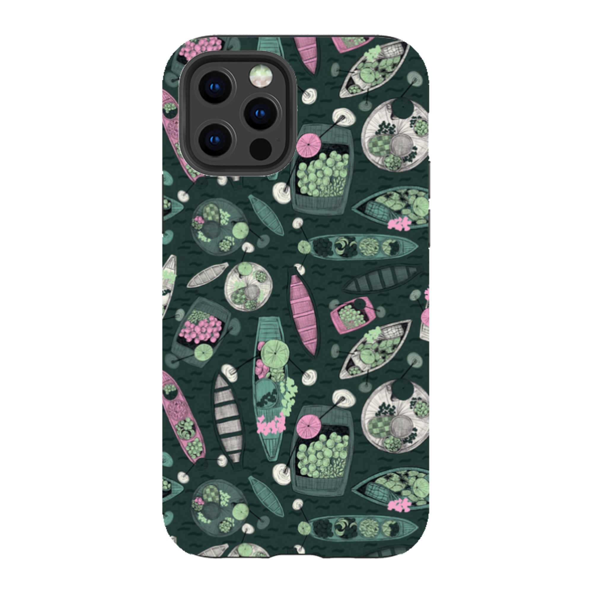 iPhone Tough Case - Floating Markets A By Jade Mosinski
