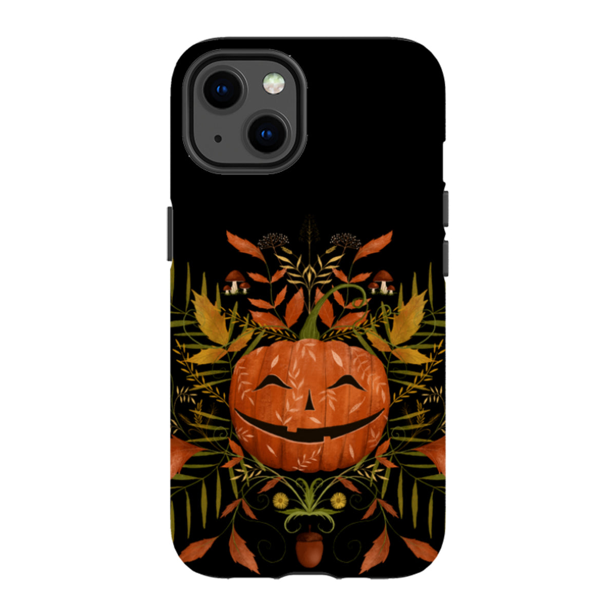 iPhone MagSafe Tough Case - Happy Pumpkin By Maja Lindberg