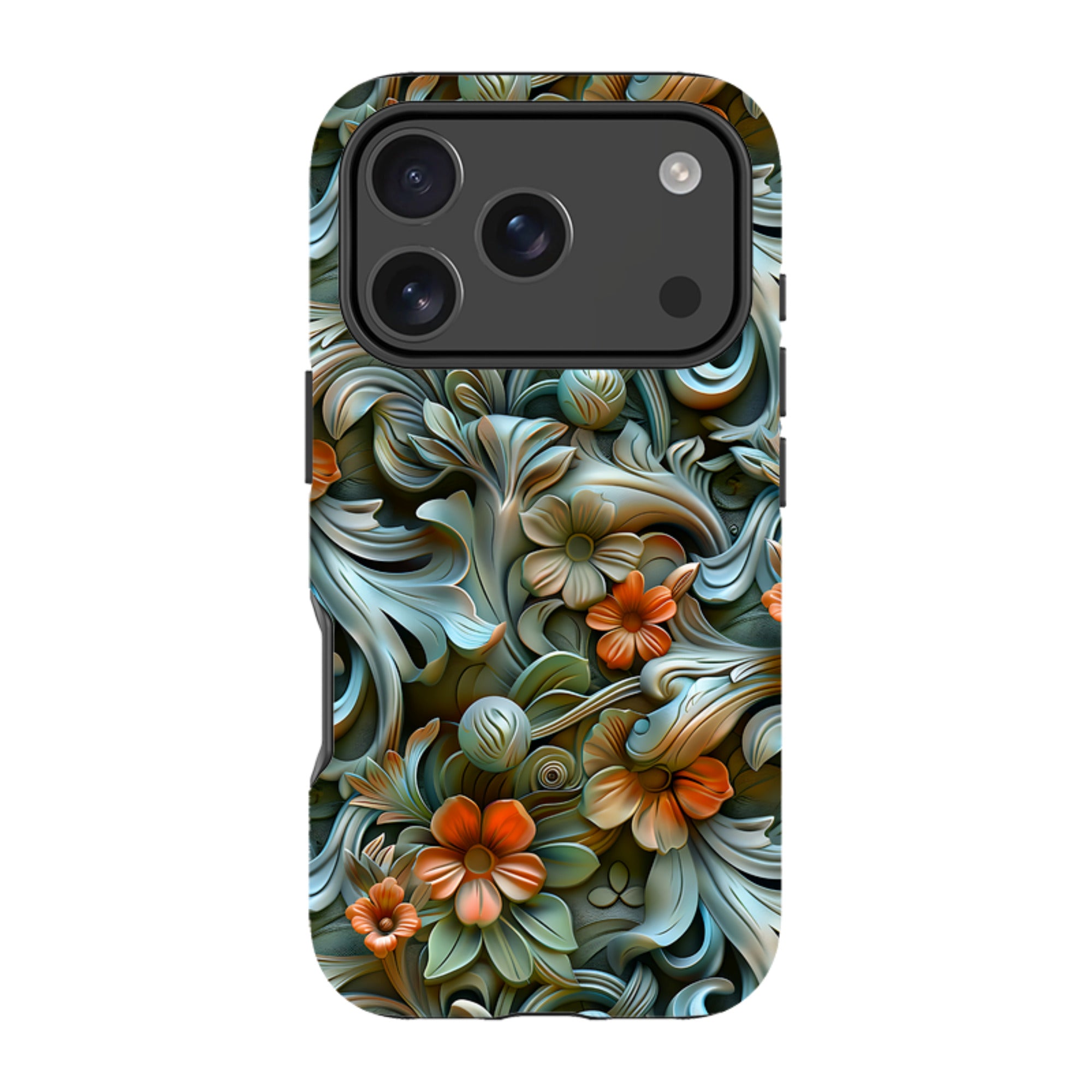 iPhone Tough Case -Clover Floral