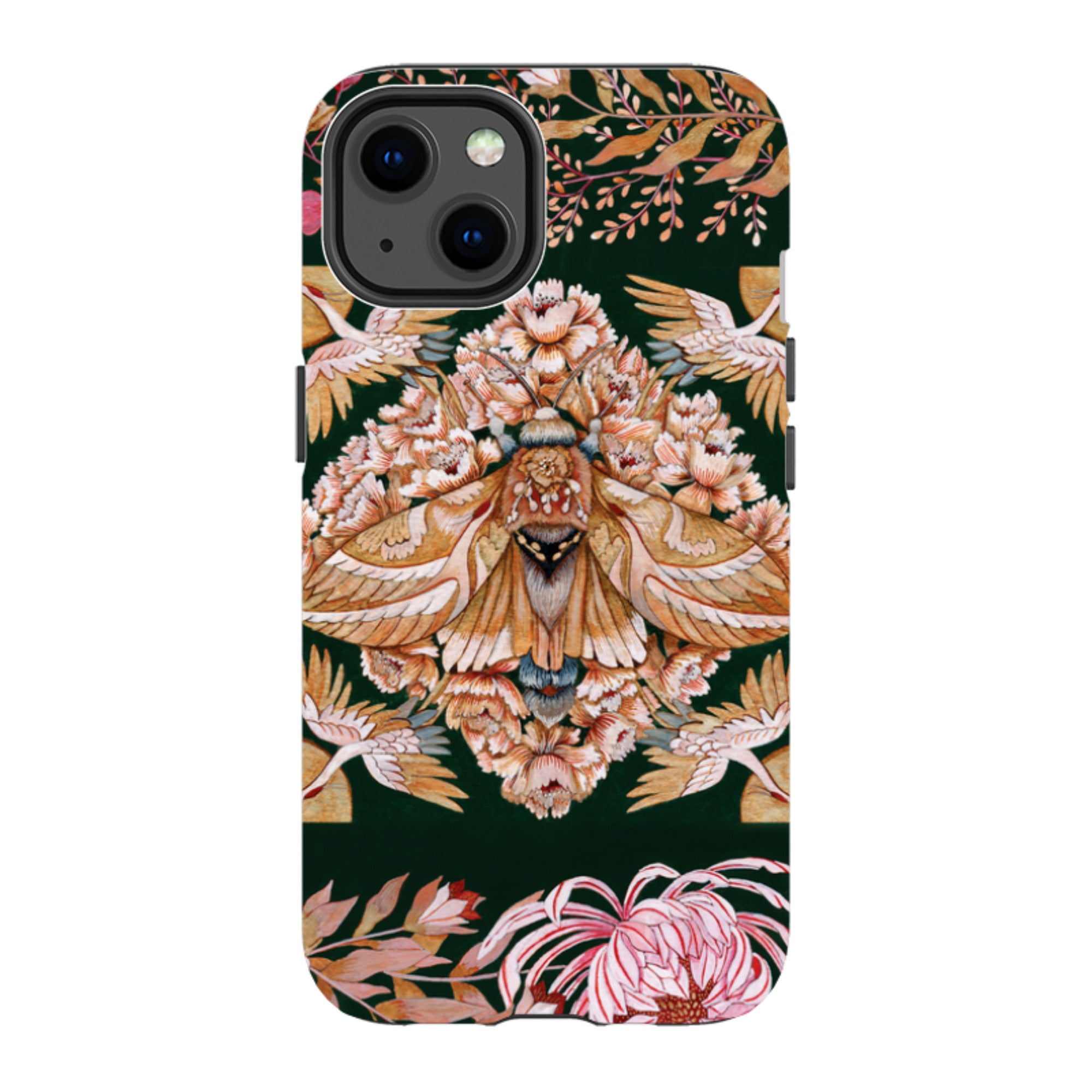 iPhone Tough Case - Golden Moth By Maria Matos