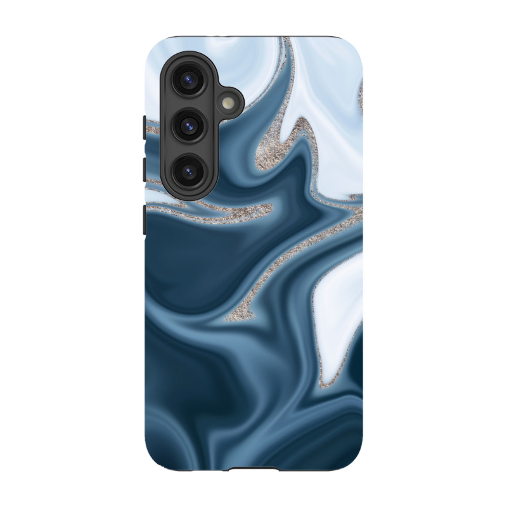 Samsung Tough Case - Blue Ice (case does not glitter)