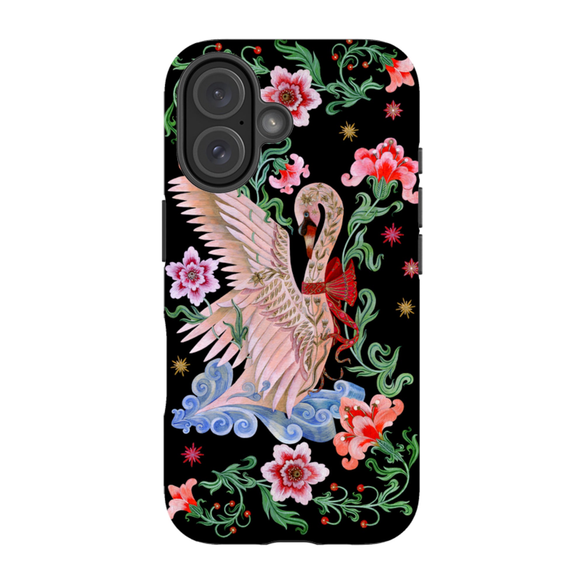 iPhone Tough  Case - Seven Swans A Swimming By Maria Matos