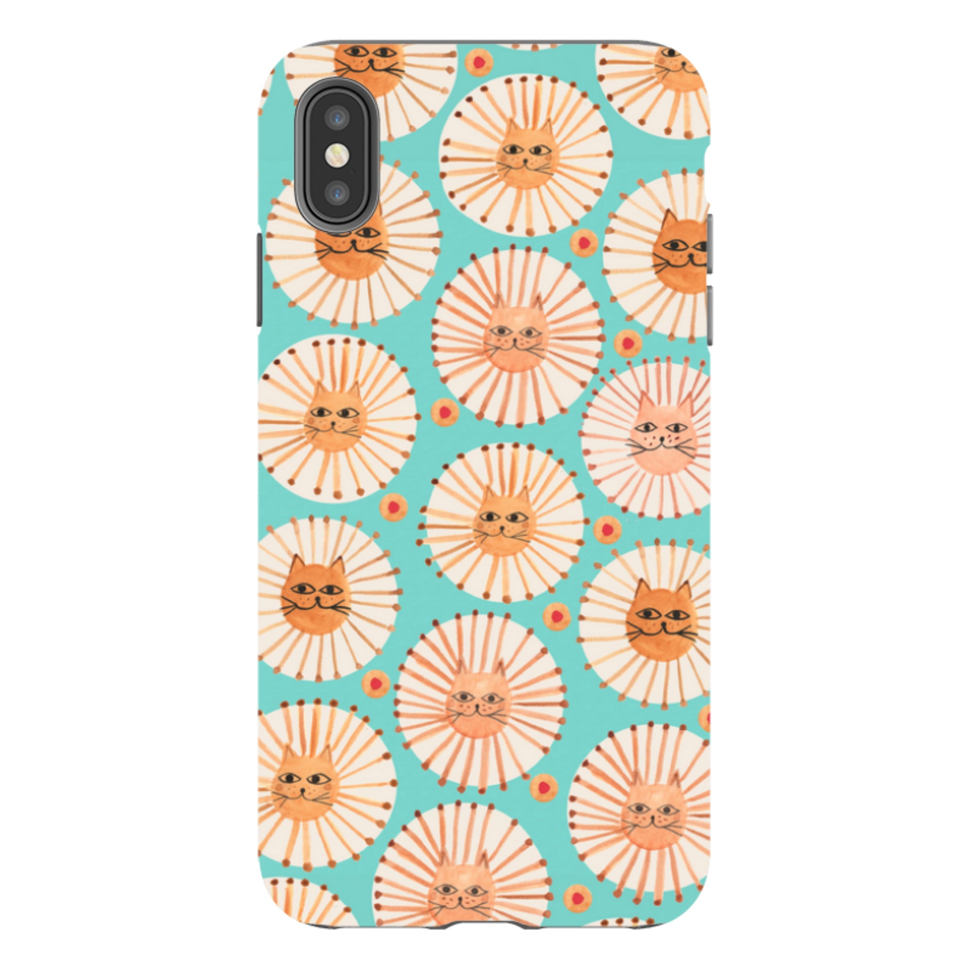 iPhone Tough Case - Wild Cats By Gabriela Larios