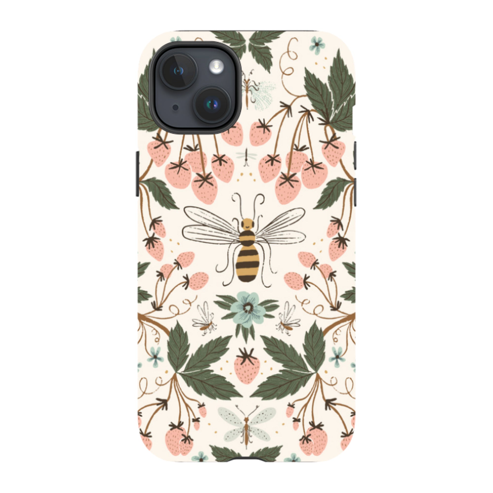 iPhone MagSafe Tough Case - Bugs and Berries By Meghann Rader