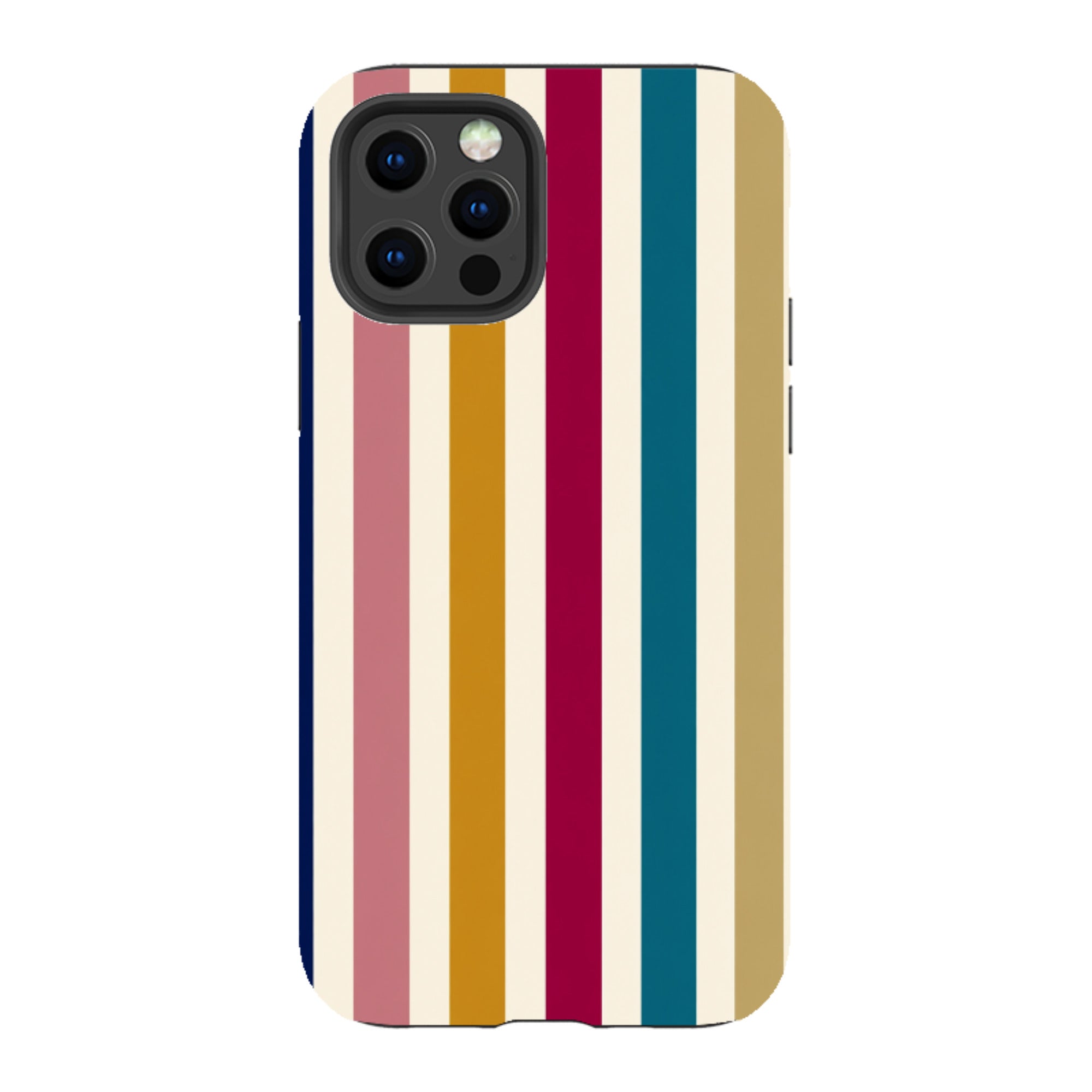 iPhone Tough Case - Mustard Gold Stripe