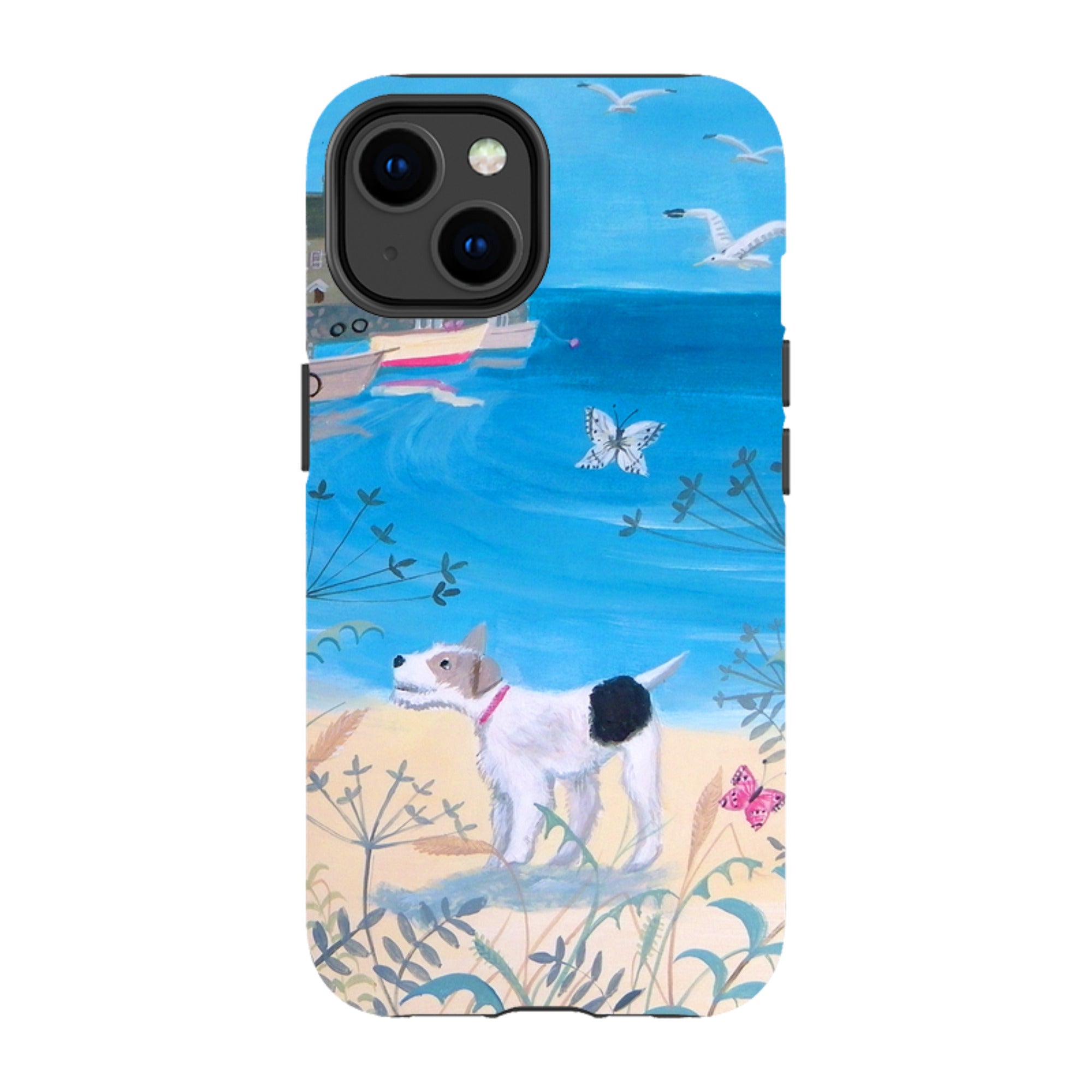 iPhone Tough Case - Seaside Dog By Mary Stubberfield