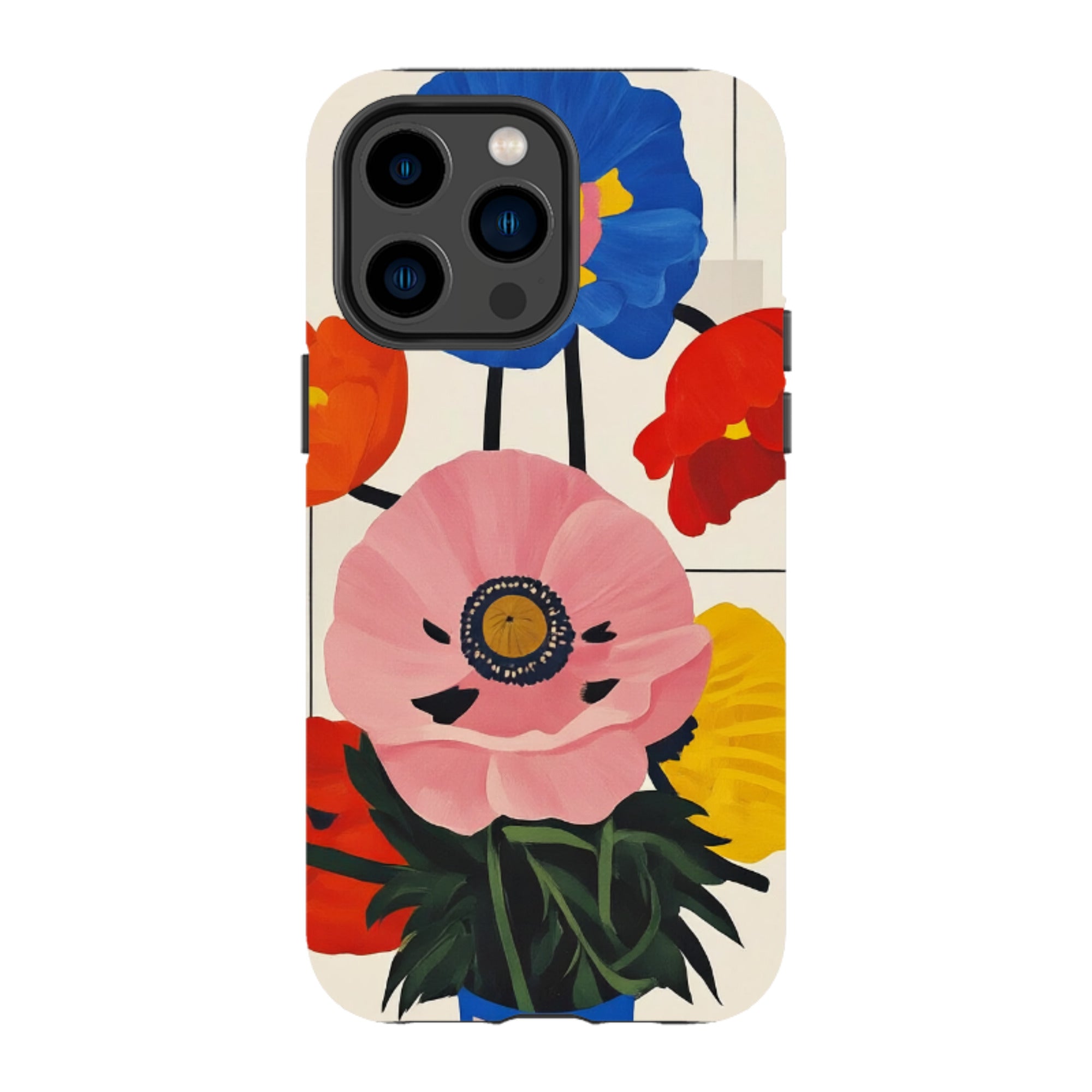 iPhone Tough Case - Kisling Poppy Peach