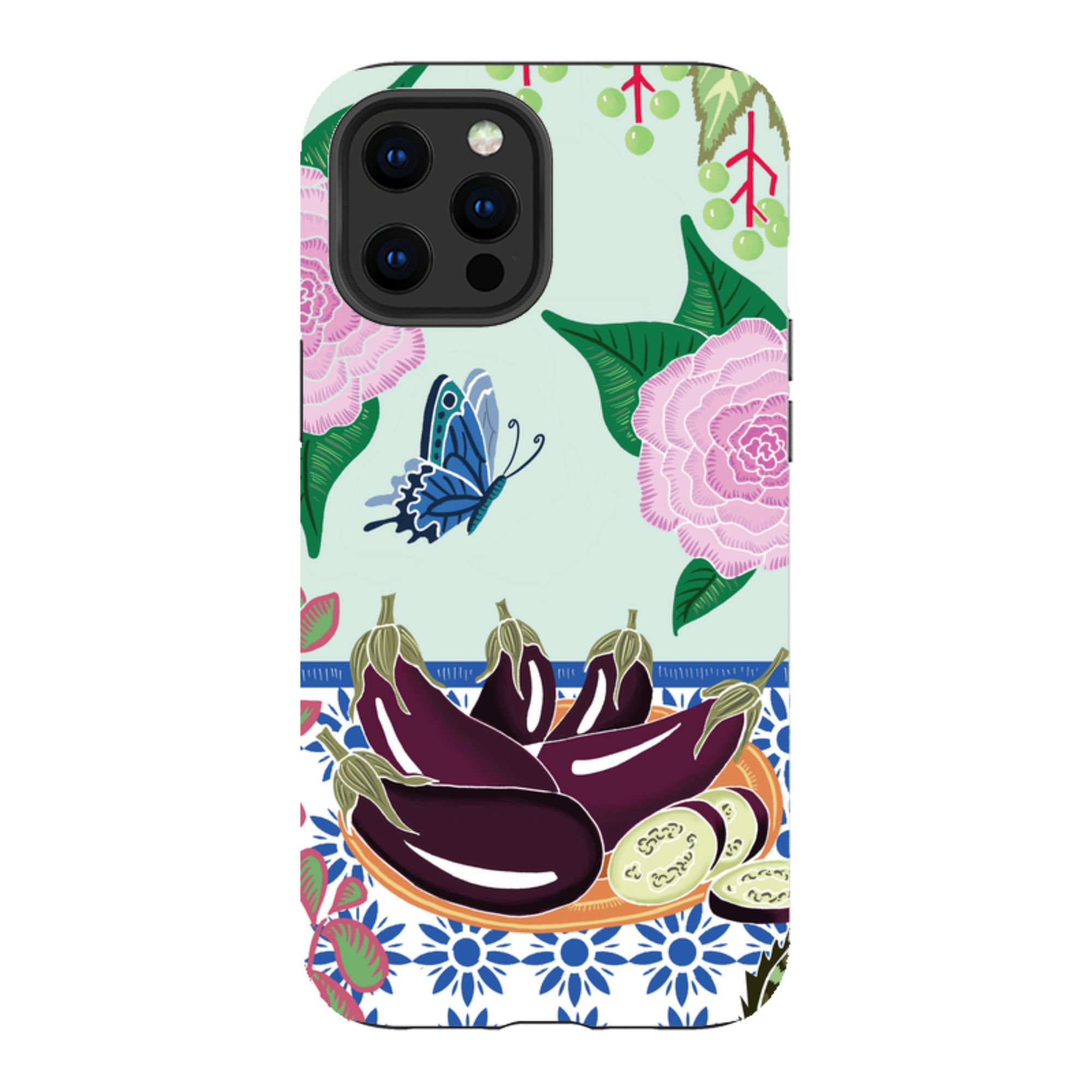 iPhone Tough Case - Aubergines By Kate Heiss