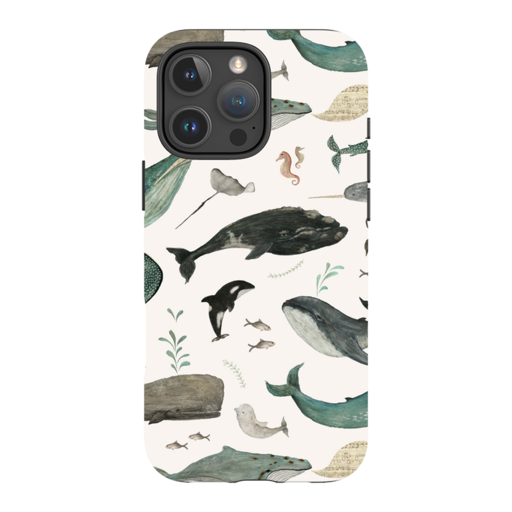 iPhone Tough Case - Whale Song By Katherine Quinn