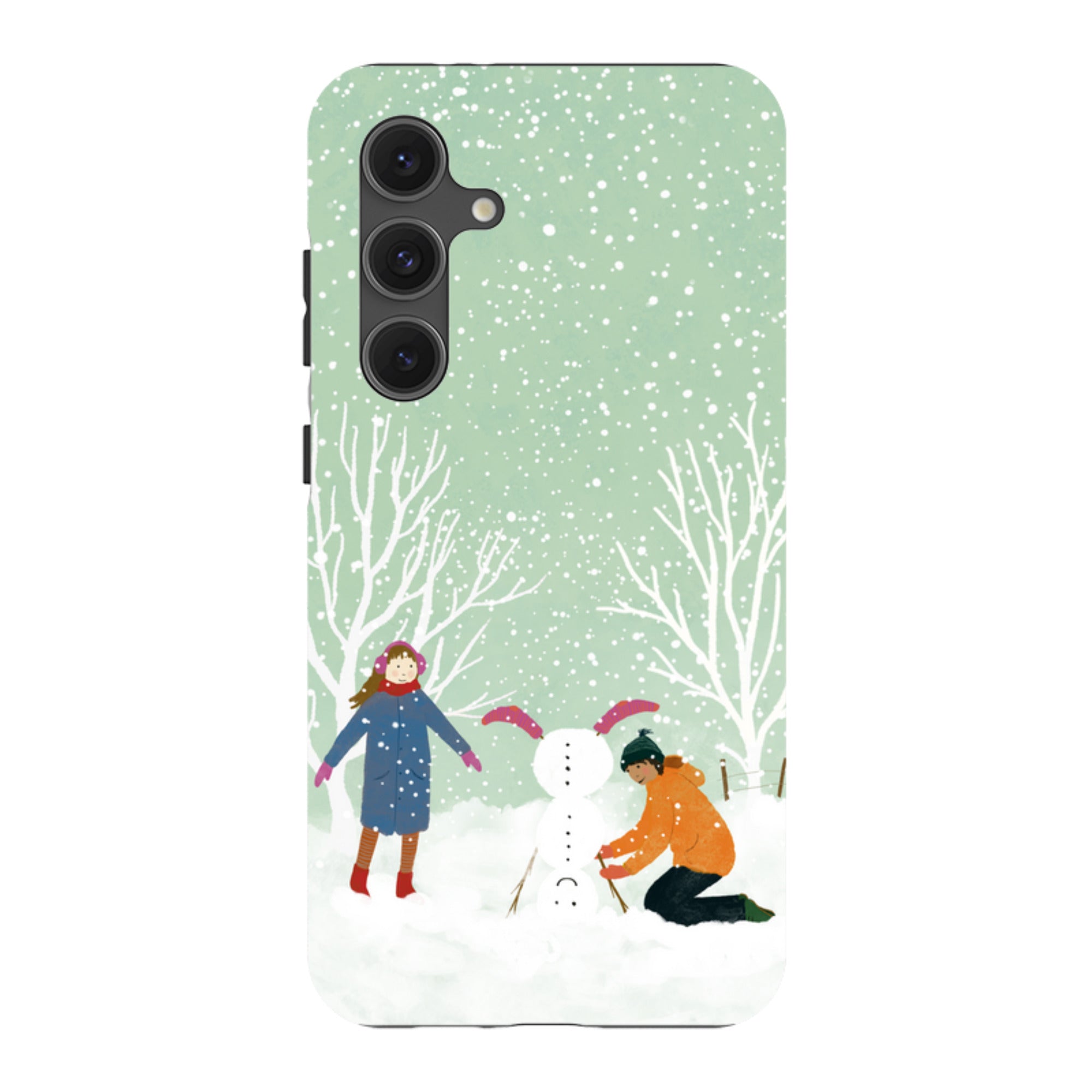 Samsung Tough Case - Snowball Building By Katherine Quinn
