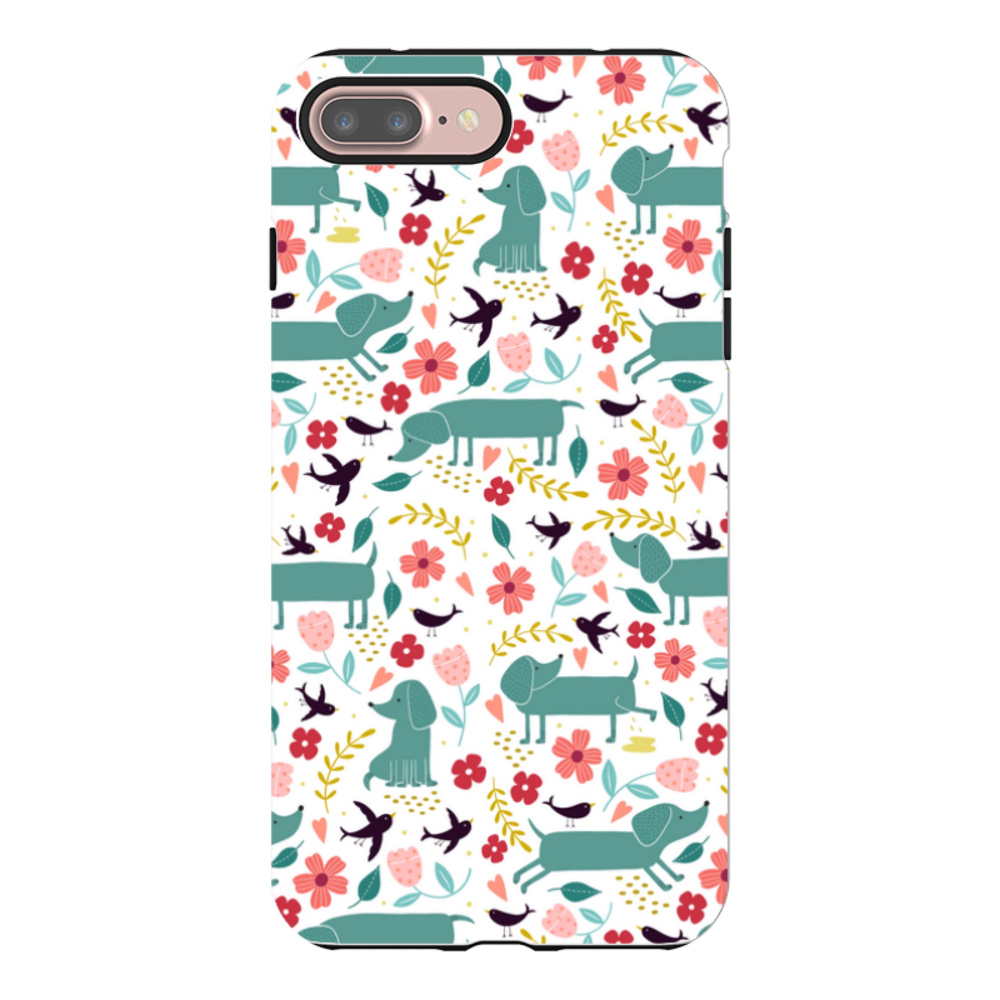 iPhone Tough Case - Cheeky Daschunds By Suzy Taylor