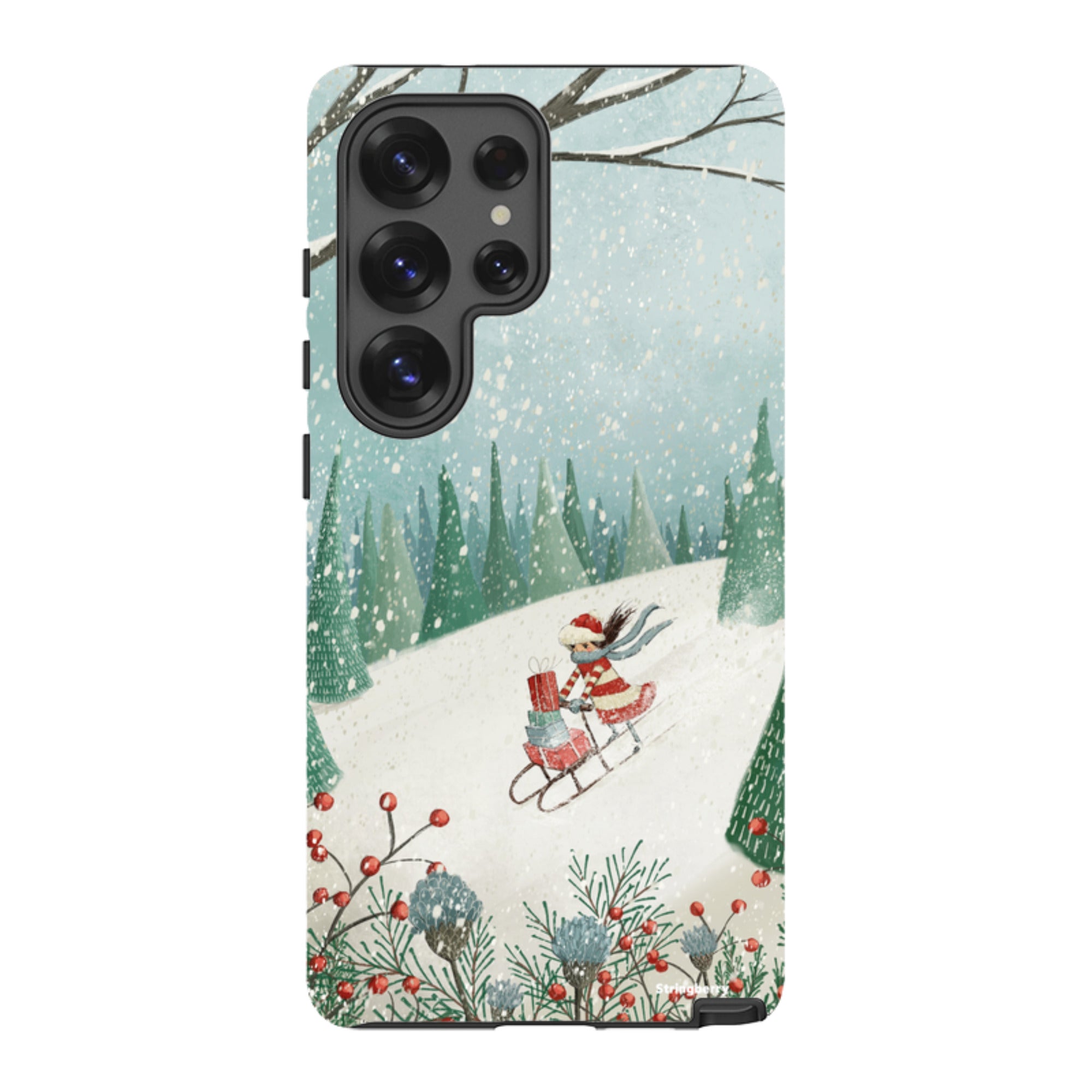 Samsung Tough Case - Sleigh Delivery By Maja Lindberg