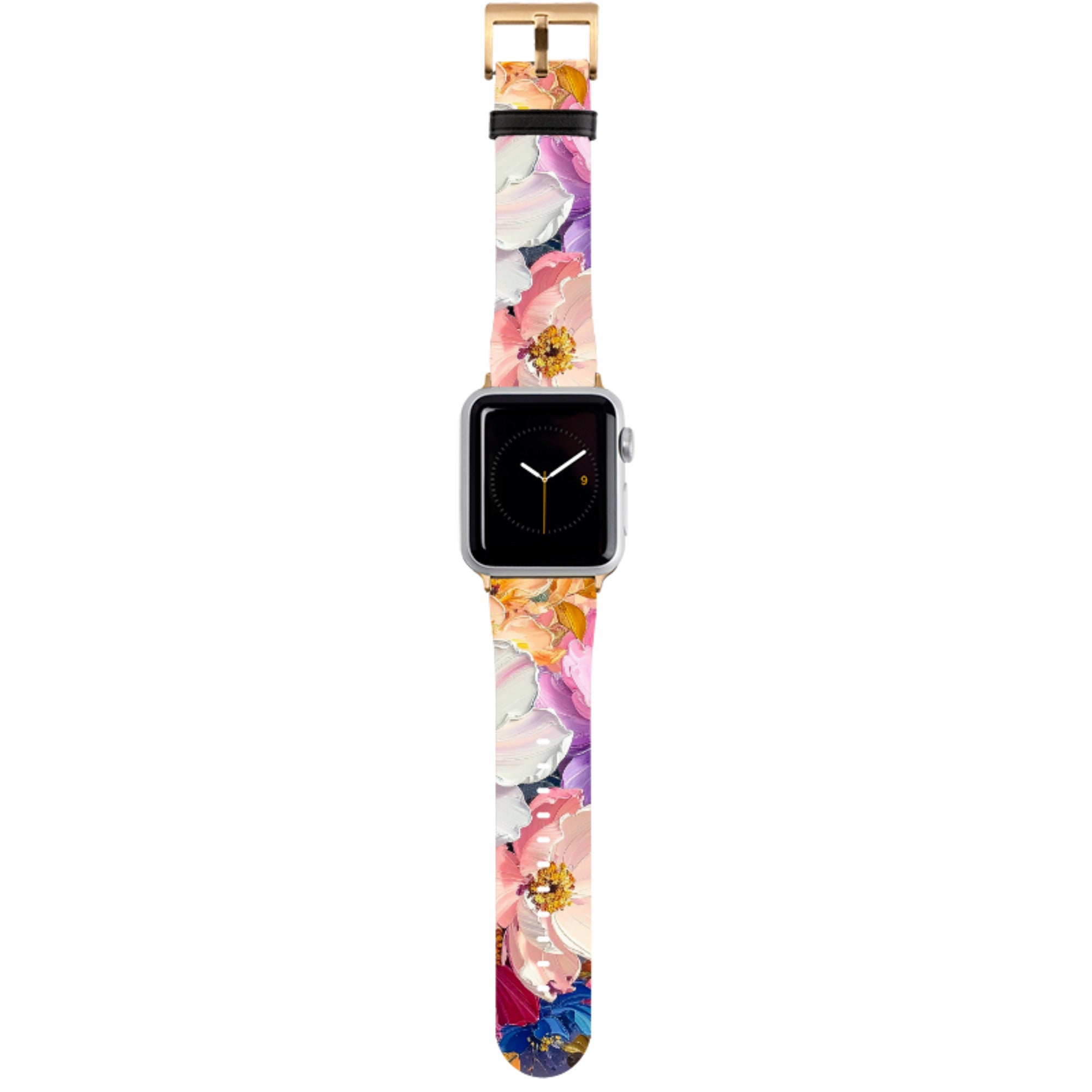 Summer Floral Saffron Apple Watch Strap