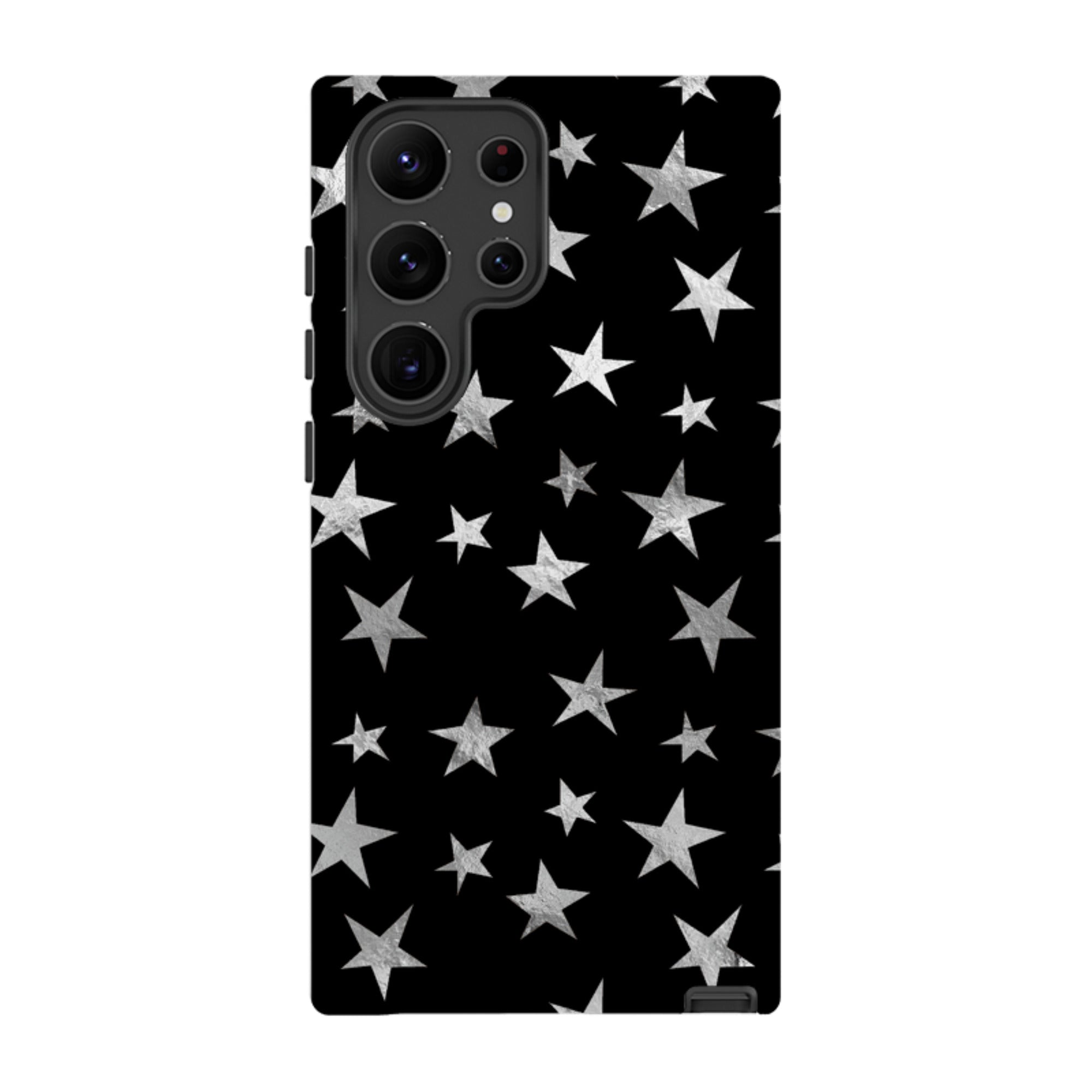 Samsung Tough Case - Black and Silver Stars