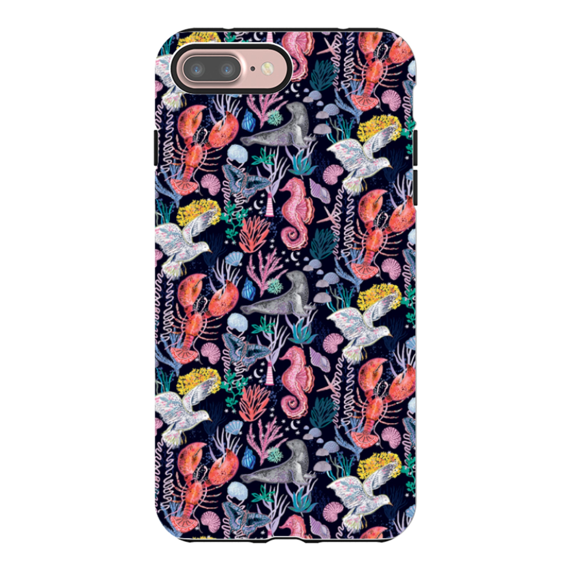 iPhone Case - Coastline Pattern-A By Emma Frances Grant
