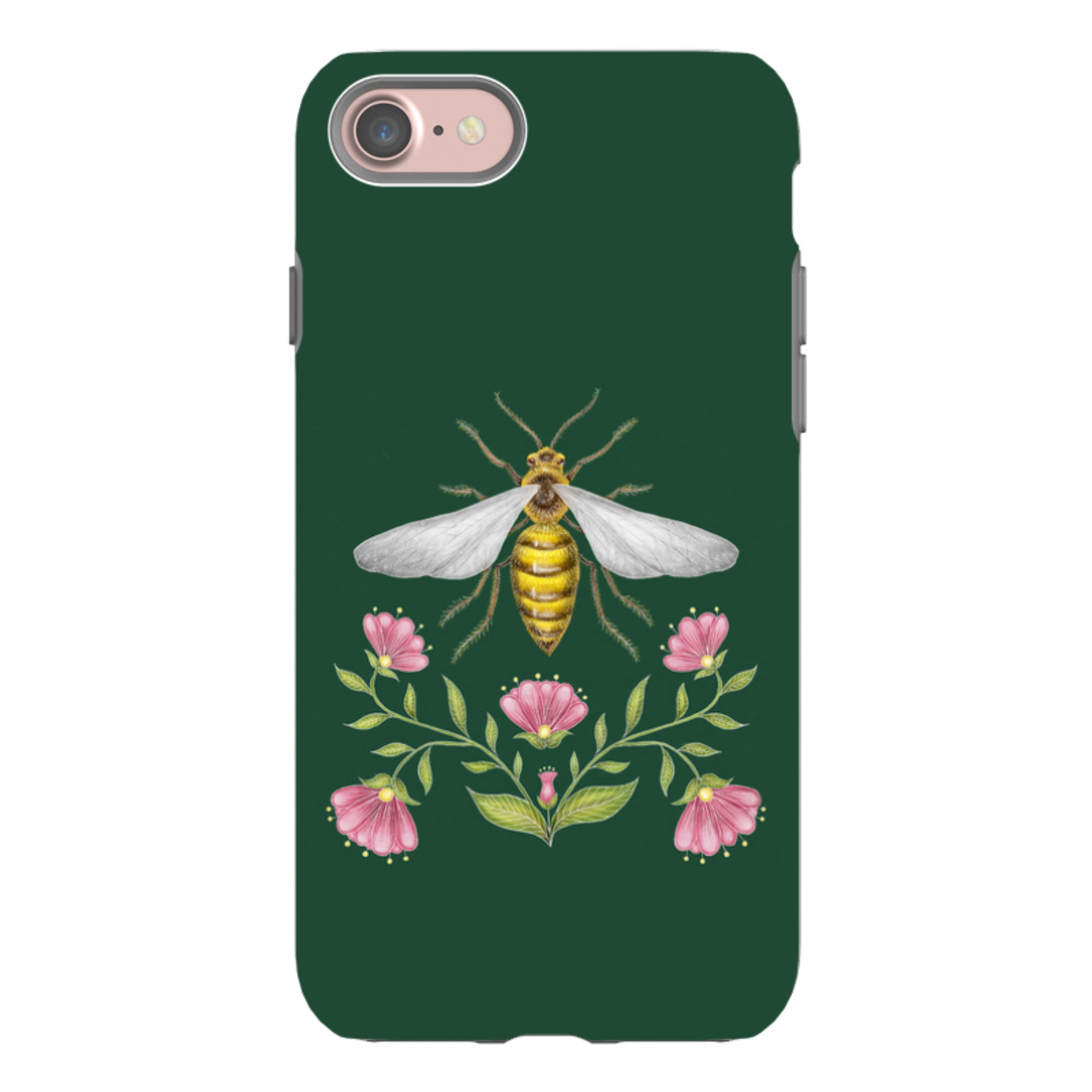 iPhone Tough Case - Wings Of Freedom Emerald By Catherine Rowe