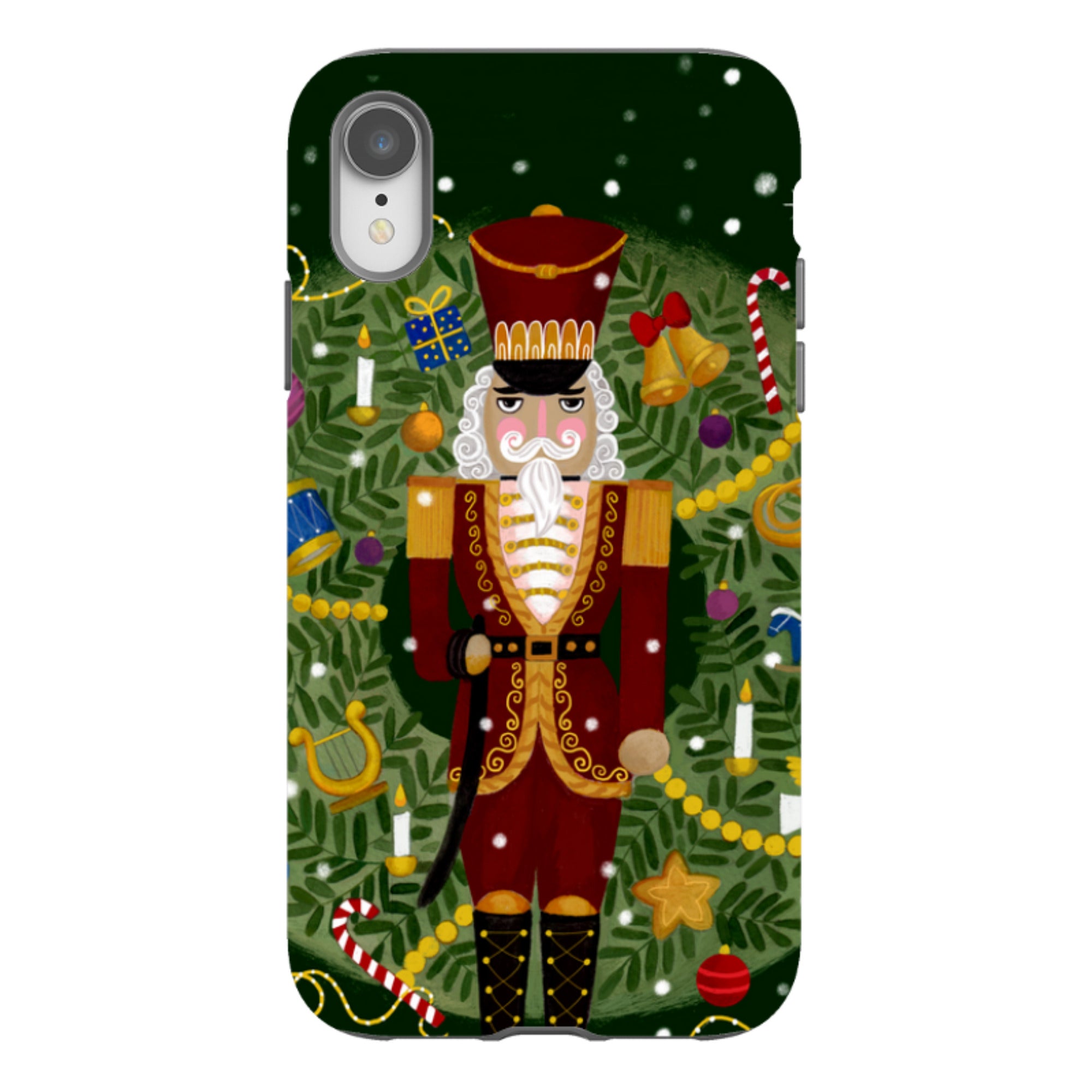 iPhone Tough Case - Red Nutcracker By Bex Parkin