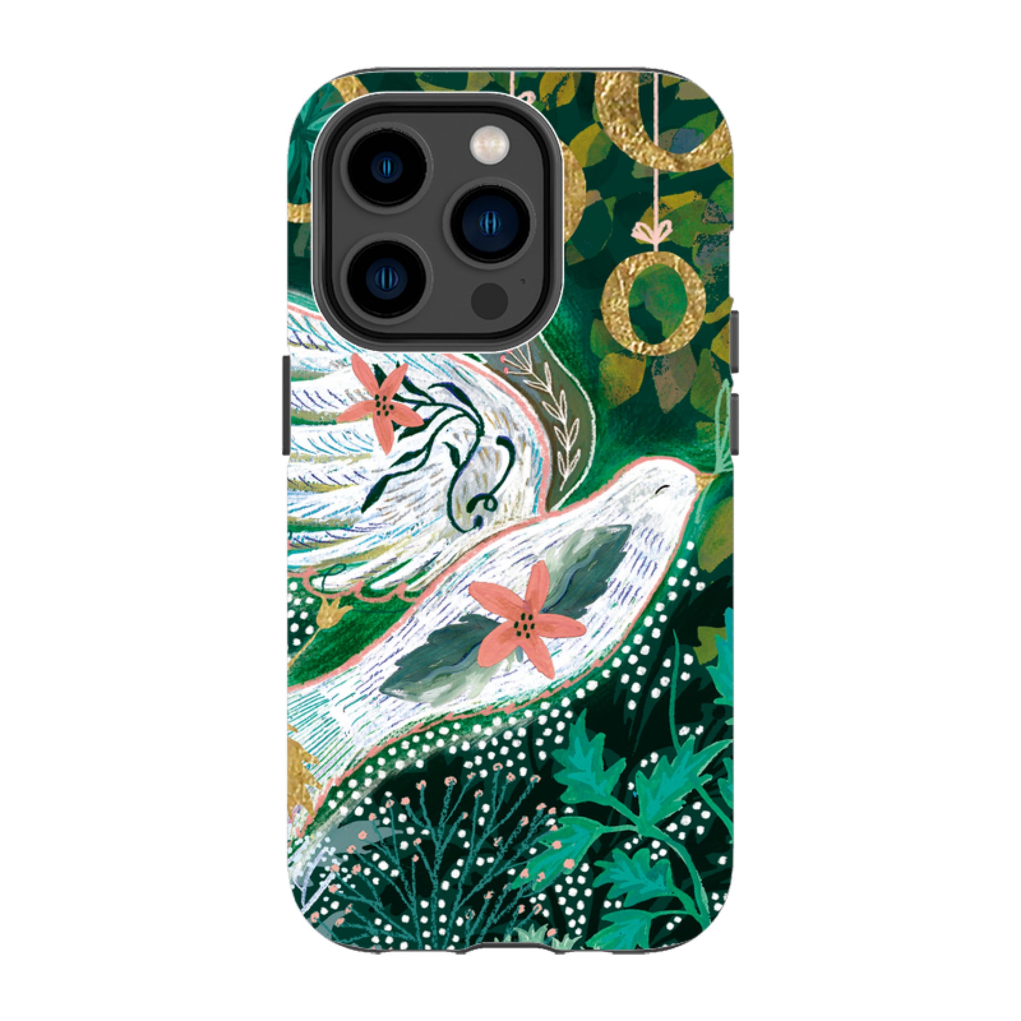 iPhone Tough Case - Gold Rings By Emma Frances Grant