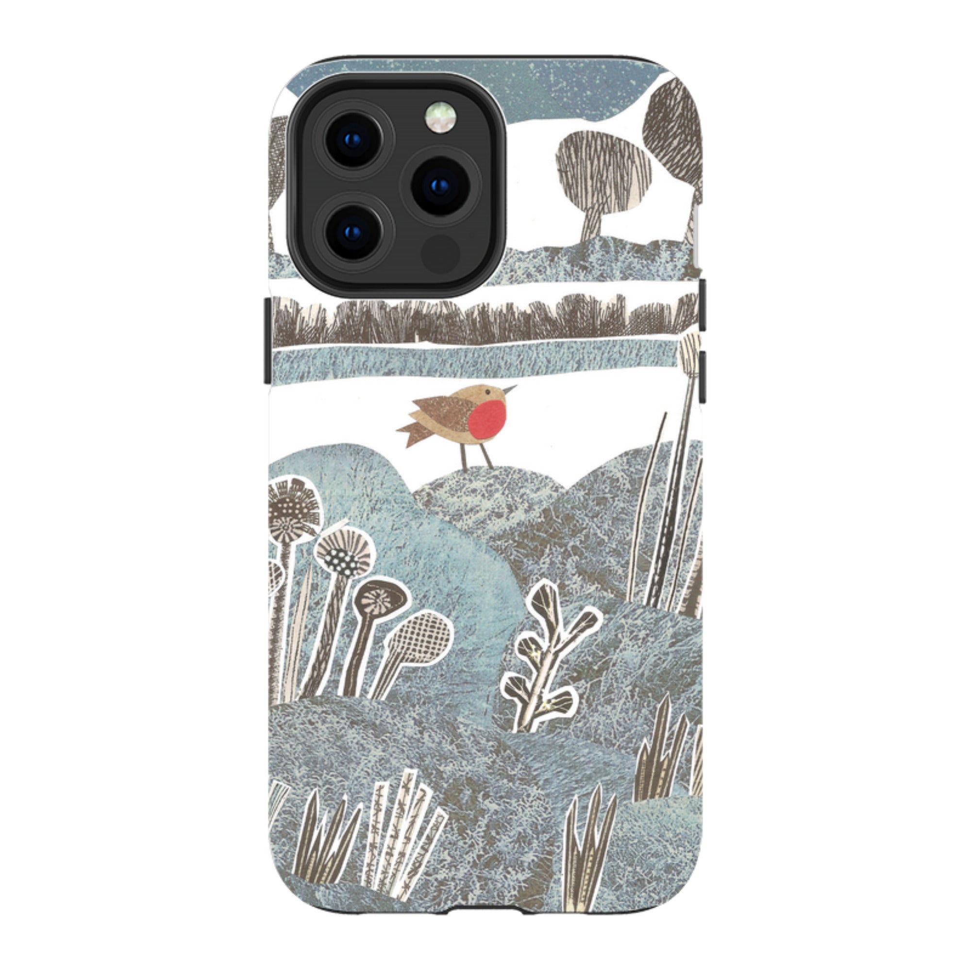 iPhone Tough Case - Frost Robin By Jane Robbins