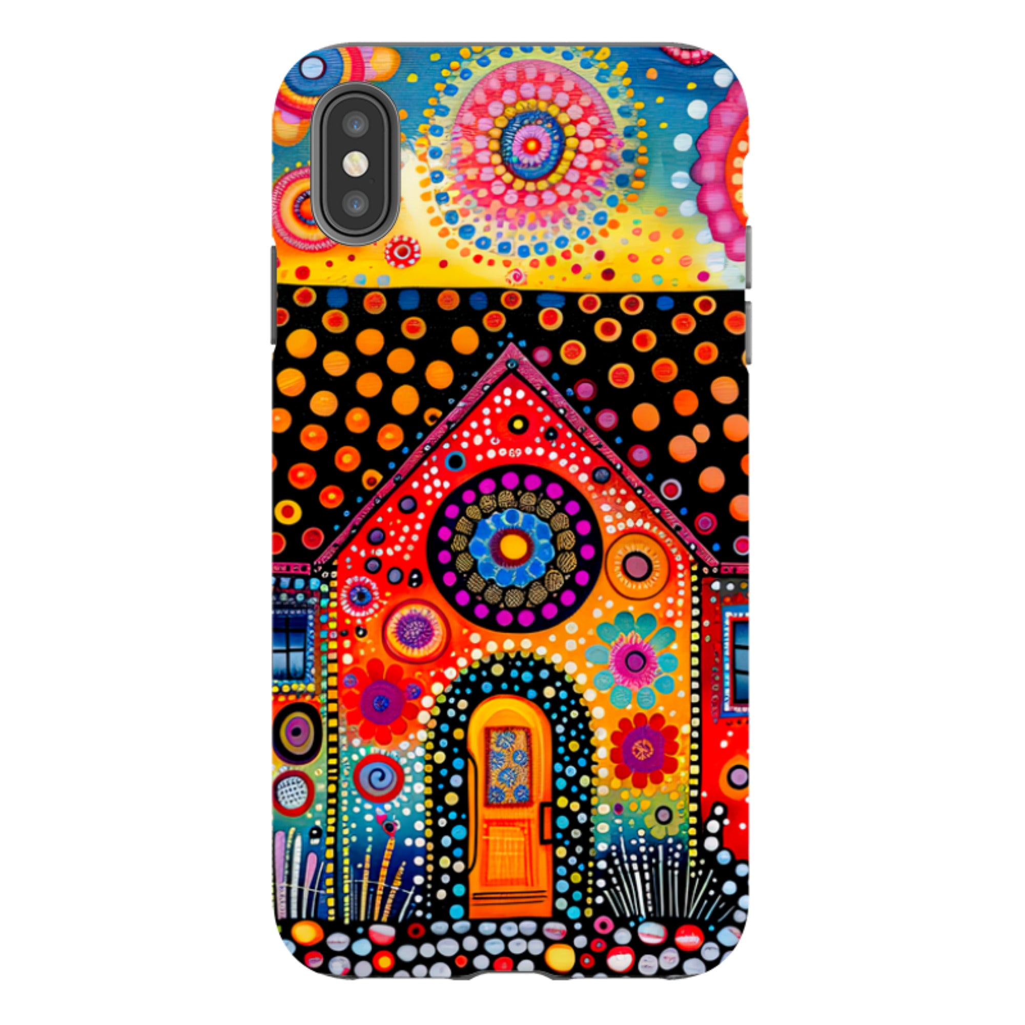 iPhone Case - Folk Art House IV