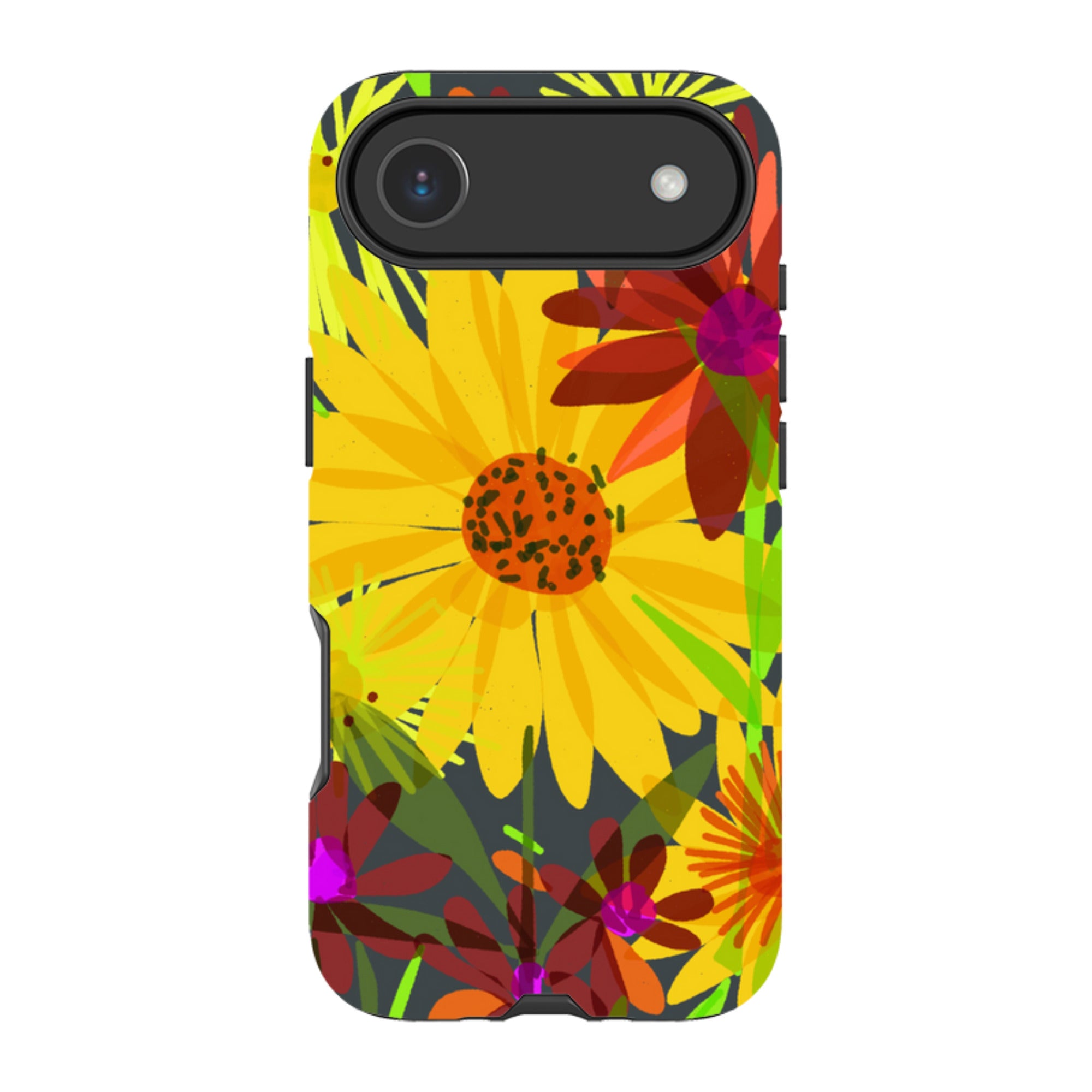 iPhone Tough Case - Sunflowers By Sarah Campbell