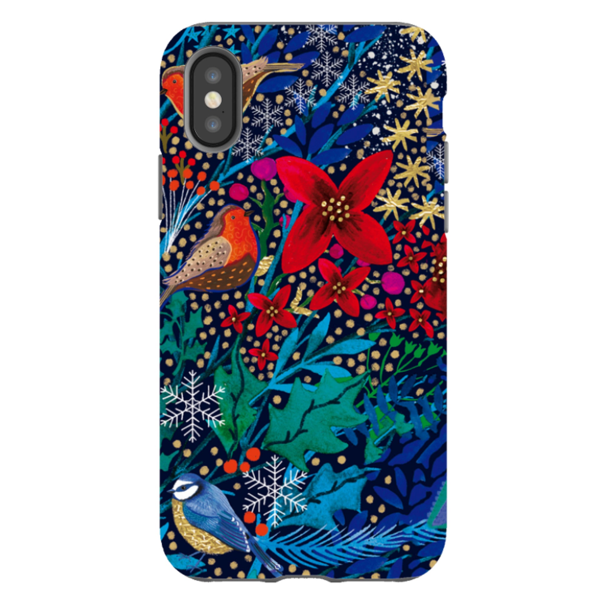 iPhone Tough Case - Xmas Robin II By Emma Frances Grant