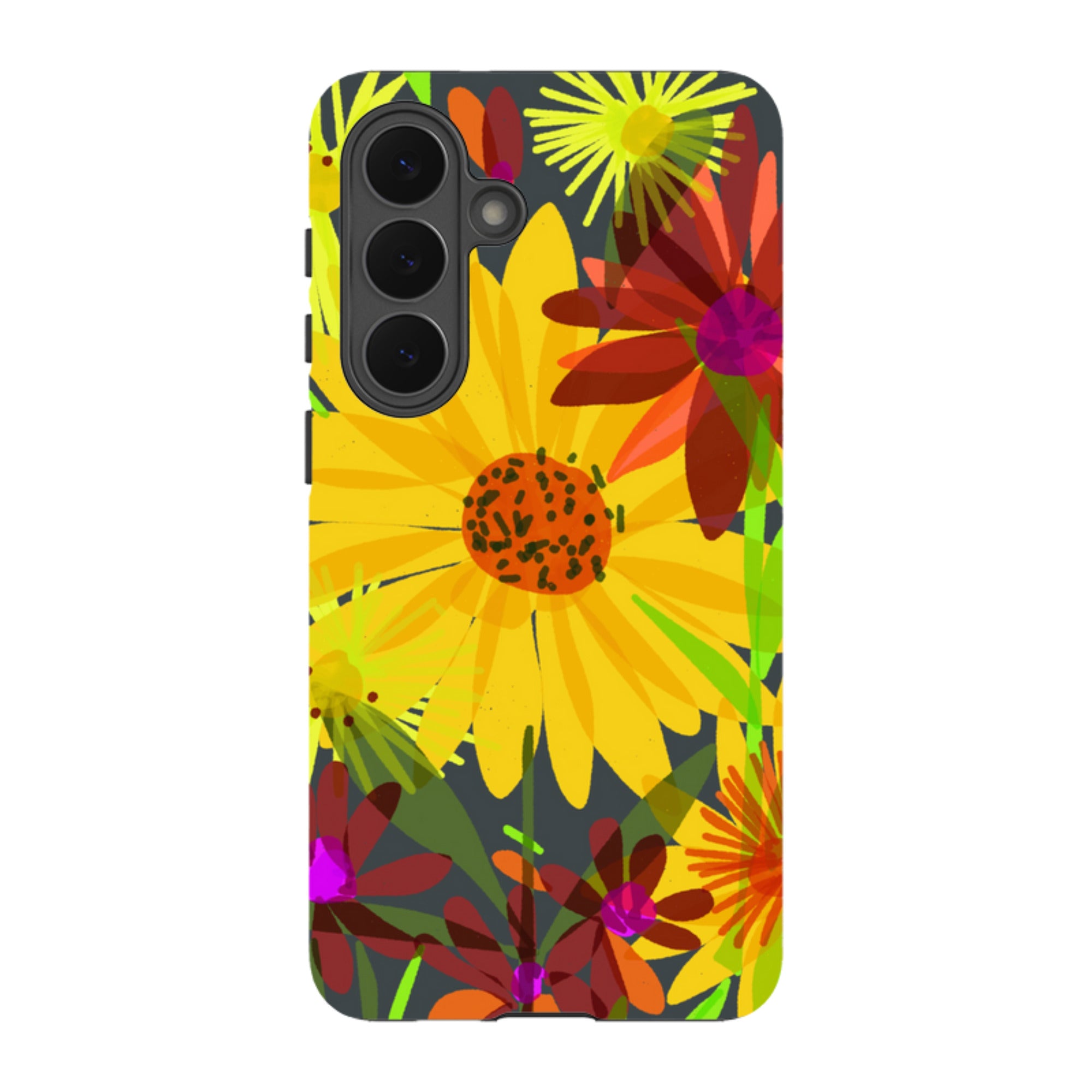 Samsung Tough Case - Sunflowers By Sarah Campbell