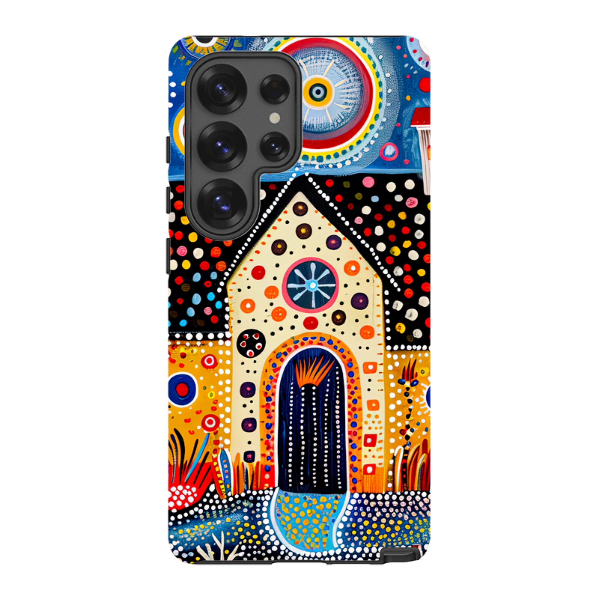 Samsung Tough Case - Folk Art House IX
