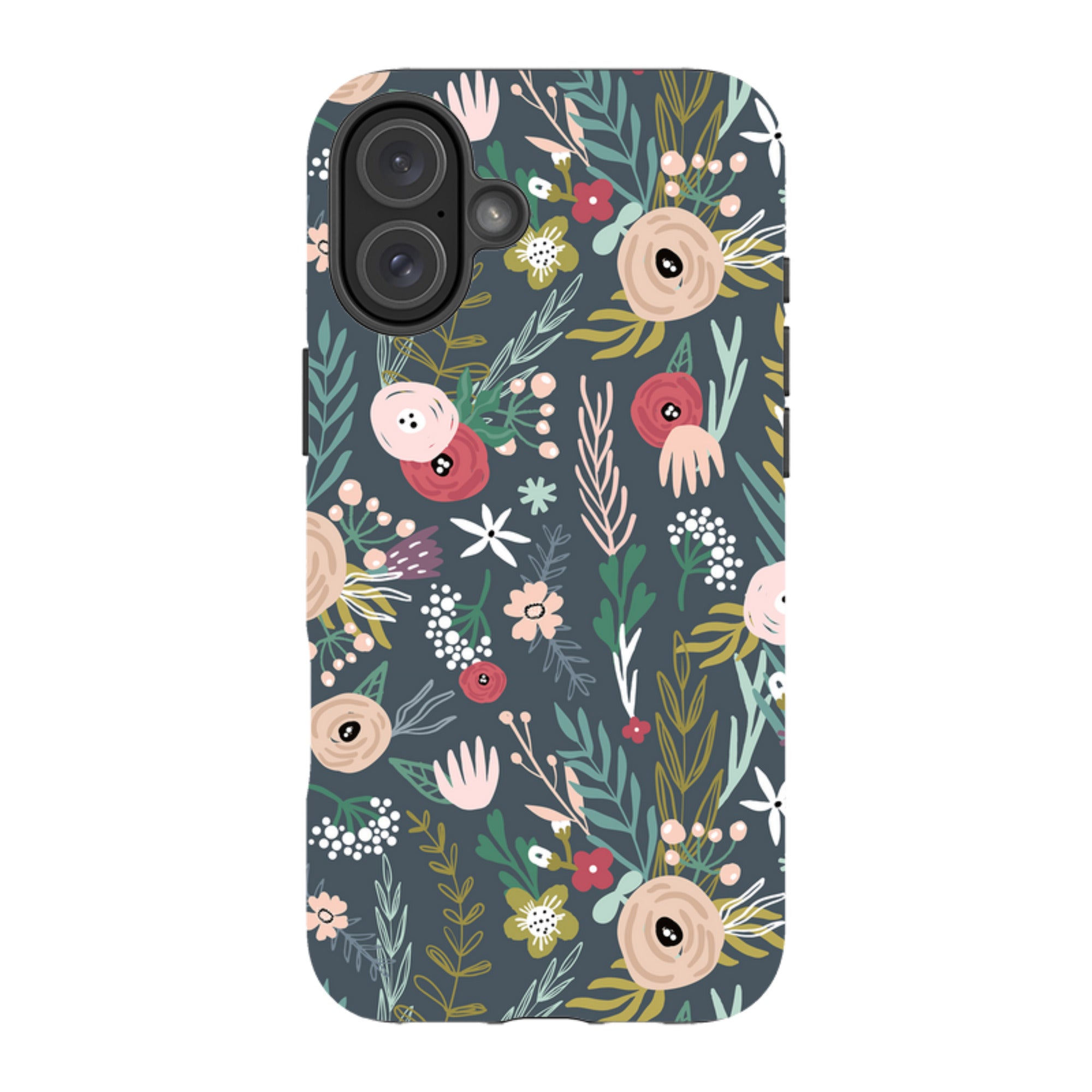 iPhone Tough Case - Winter Scandi Floral