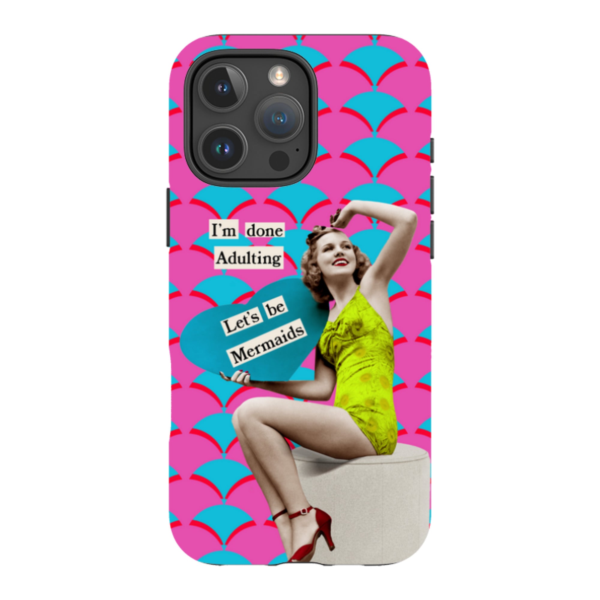 iPhone Tough Case - Mermaid By Clare Jordan