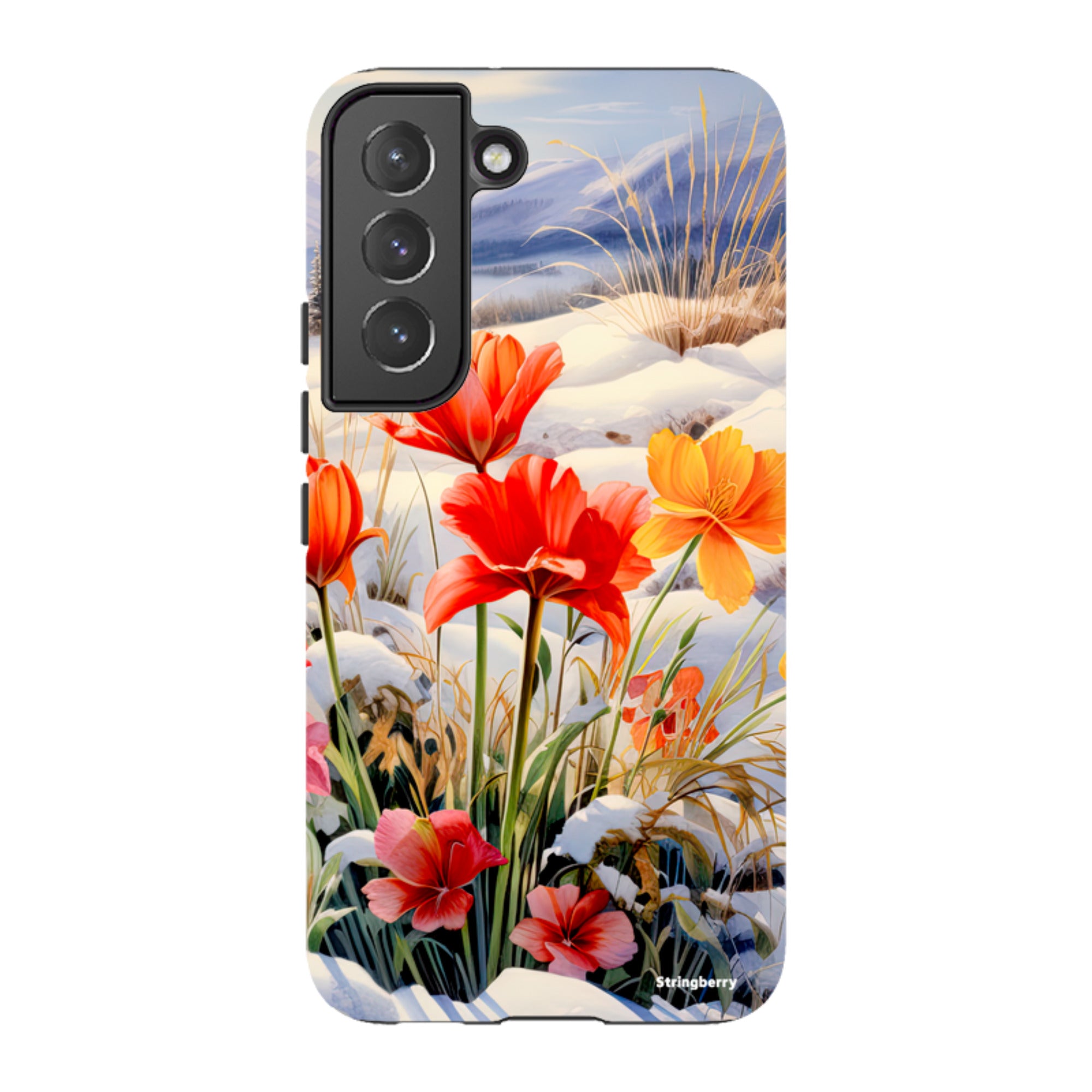Samsung Tough Case - Winter Wild Flowers III