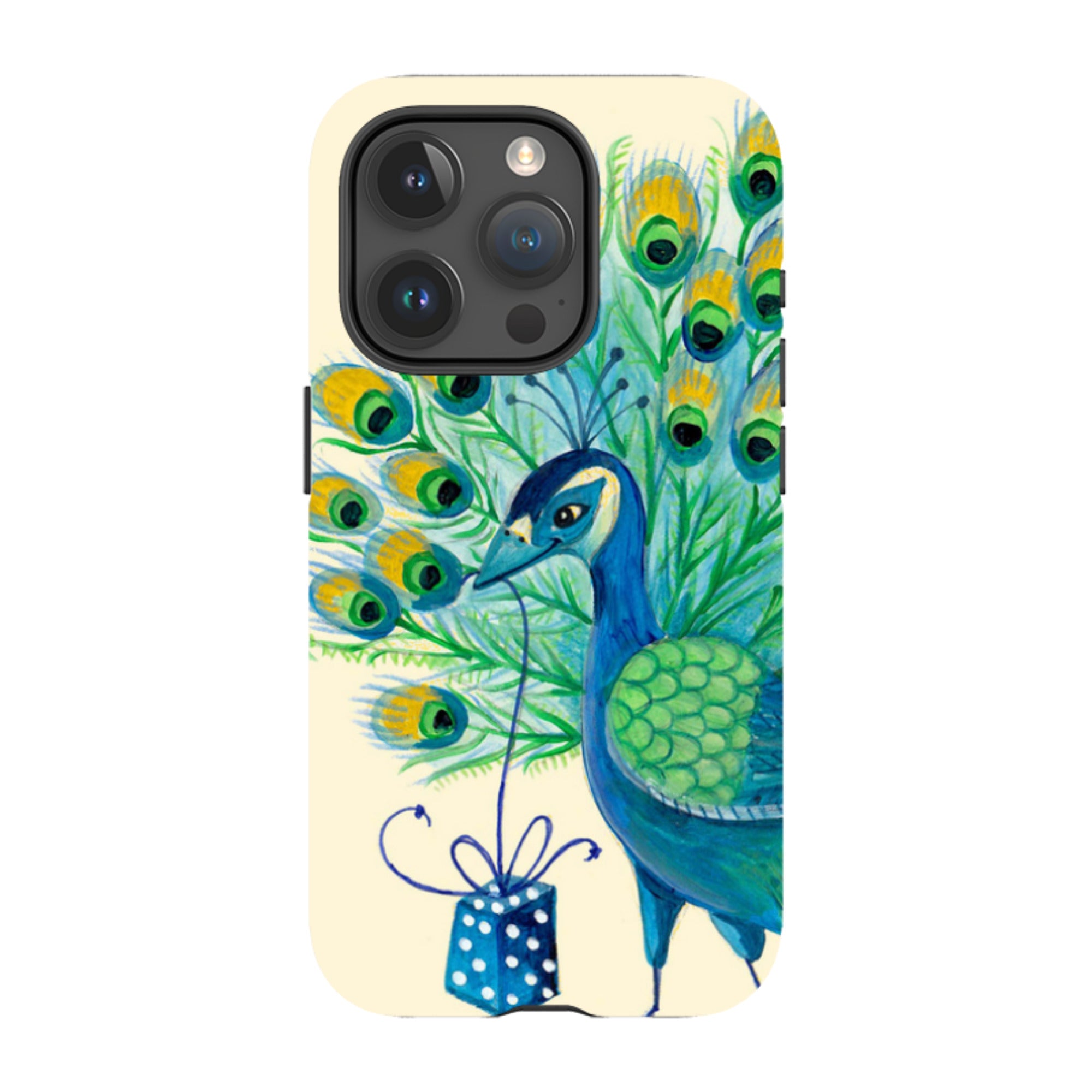 iPhone MagSafe Tough Case -  Peacock Present By Caroline Bonne Muller
