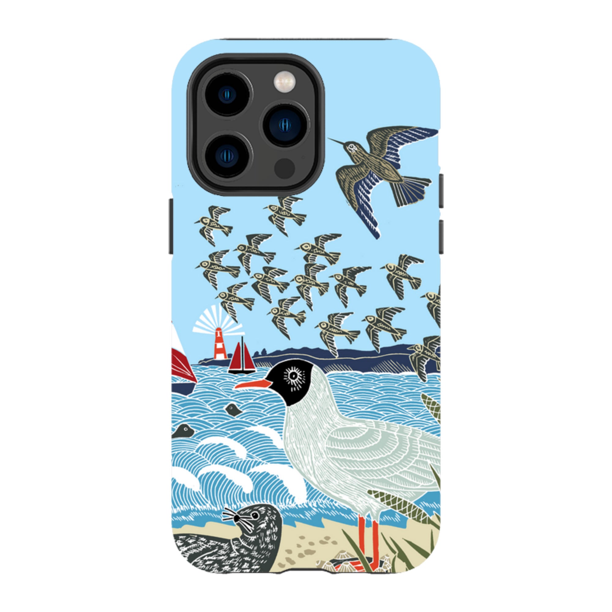 iPhone Case - Seagulls and Seals By Kate Heiss