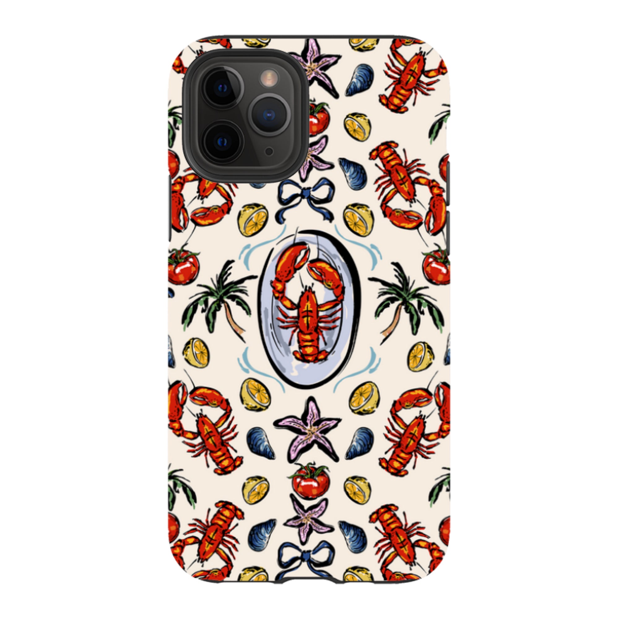 iPhone Case - Seafood and Palm Trees
