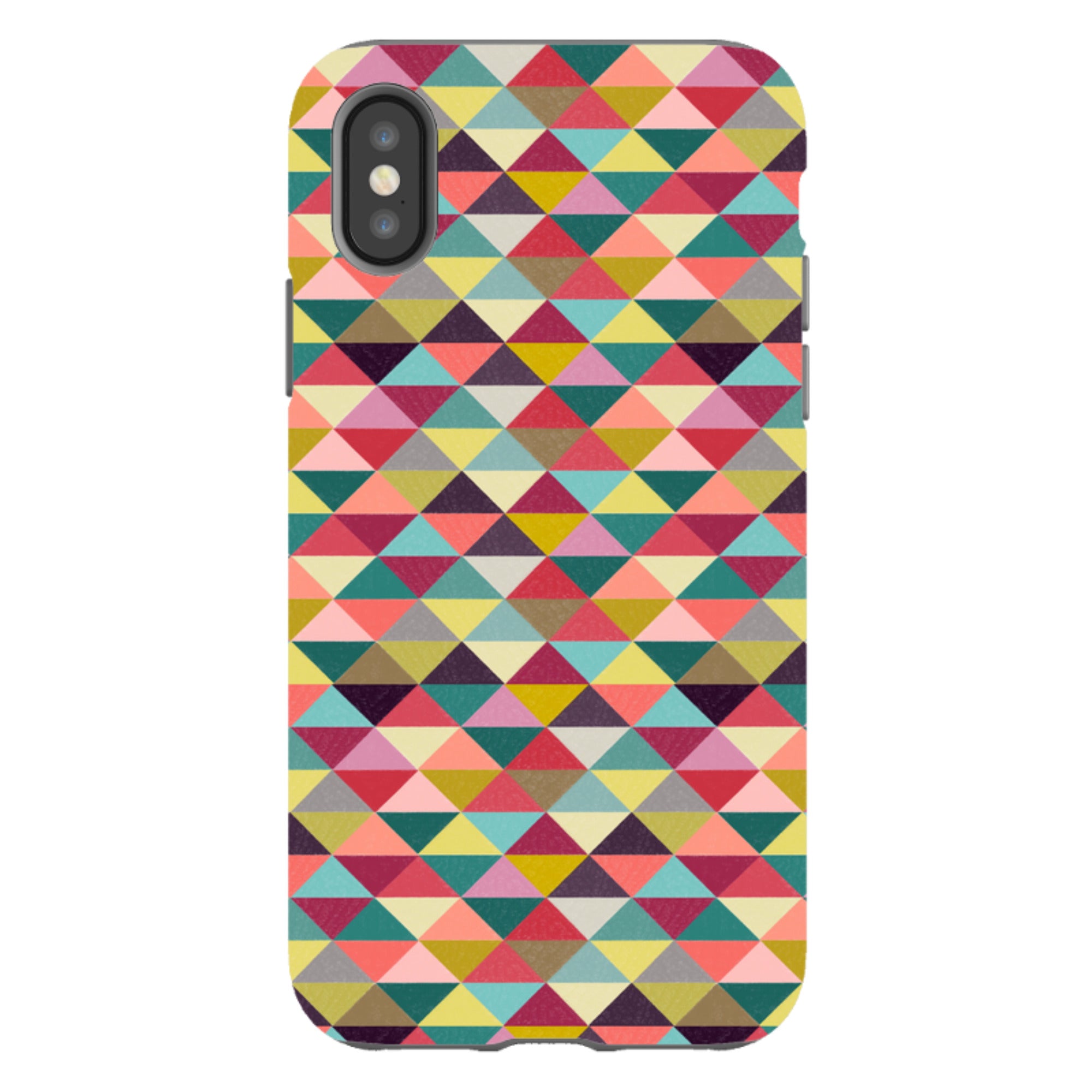 iPhone Tough Case - Triangle Geometric By Suzy Taylor