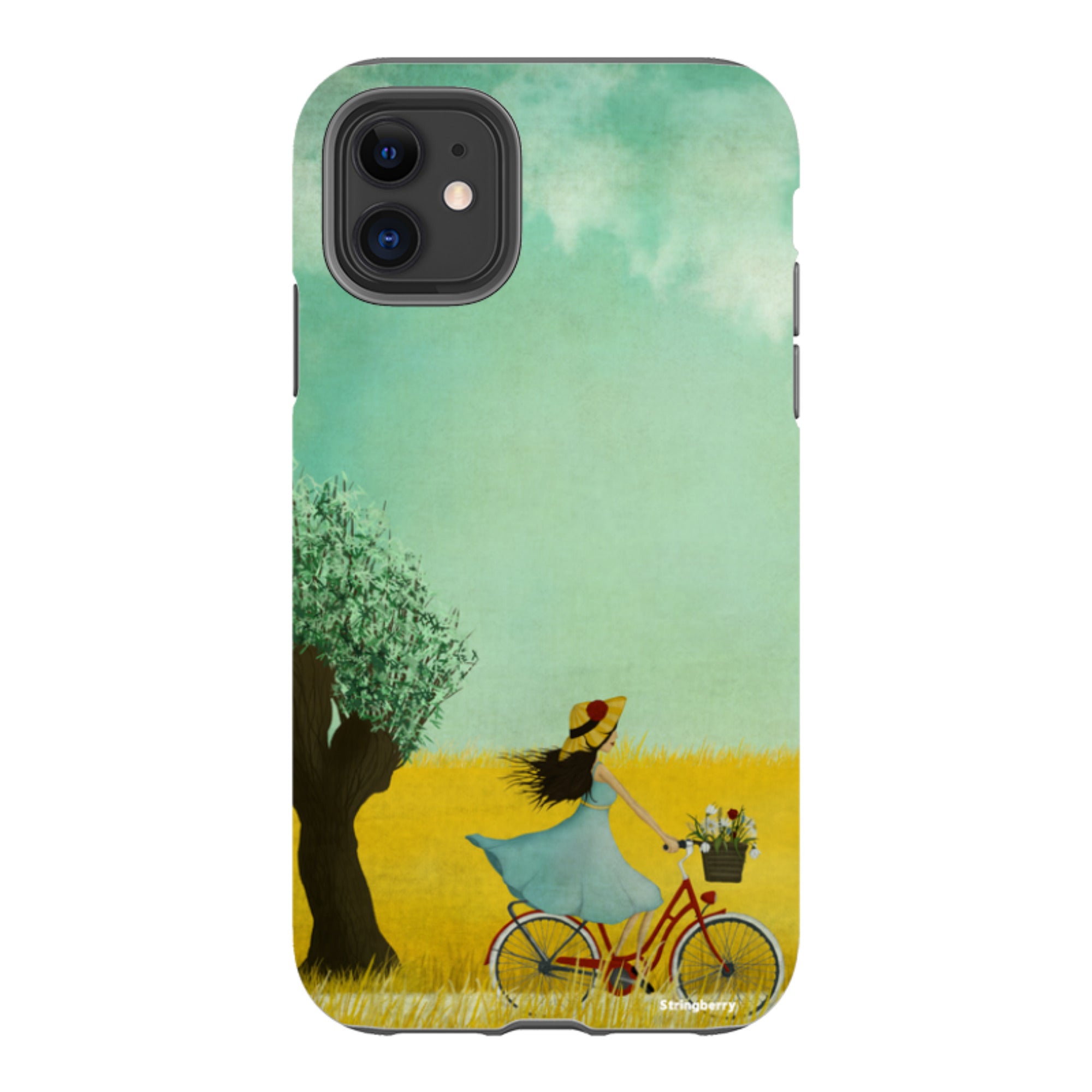 iPhone Tough Case - Bike Ride By Maja Lindberg