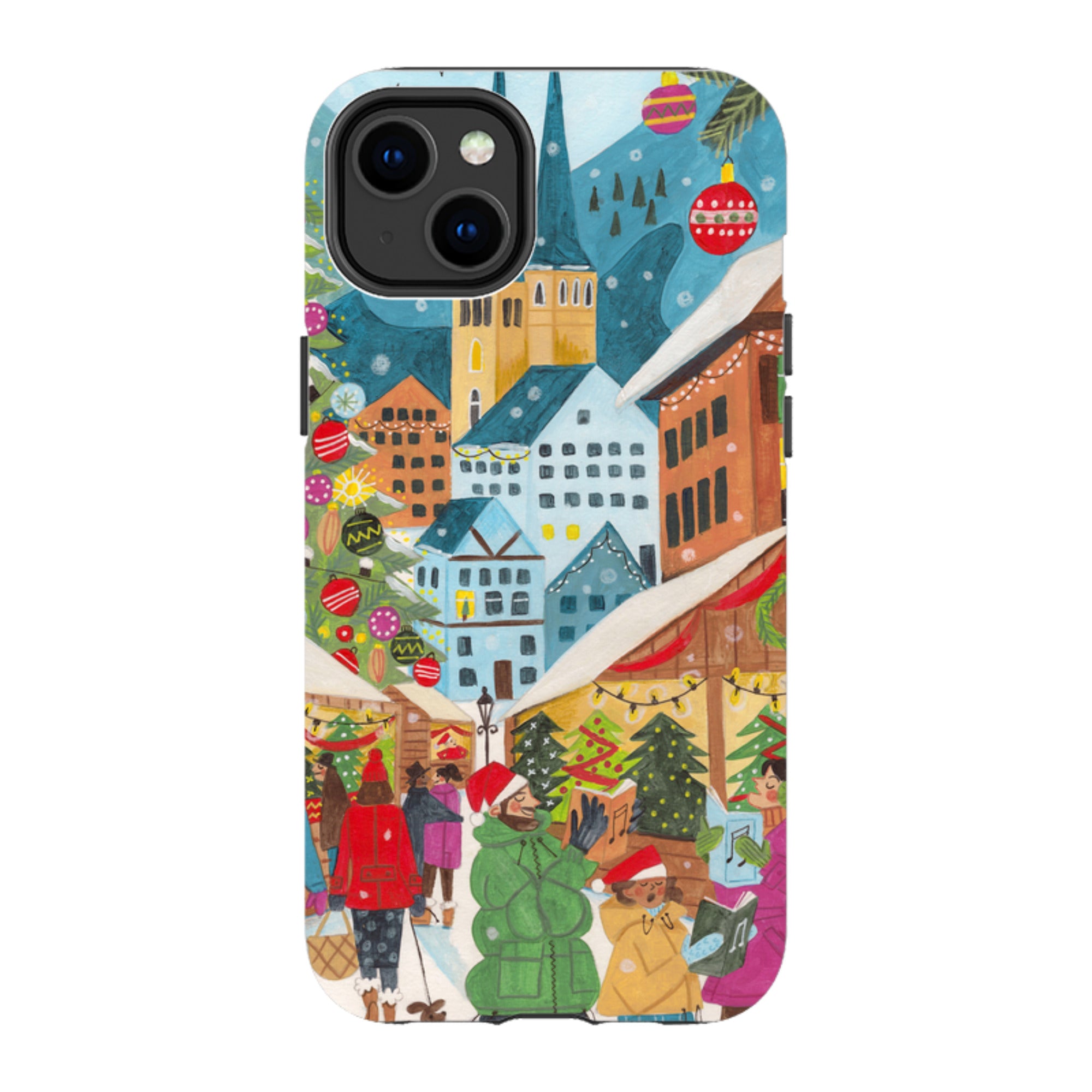 iPhone Tough Case - Christmas Market By Caroline Bonne Muller