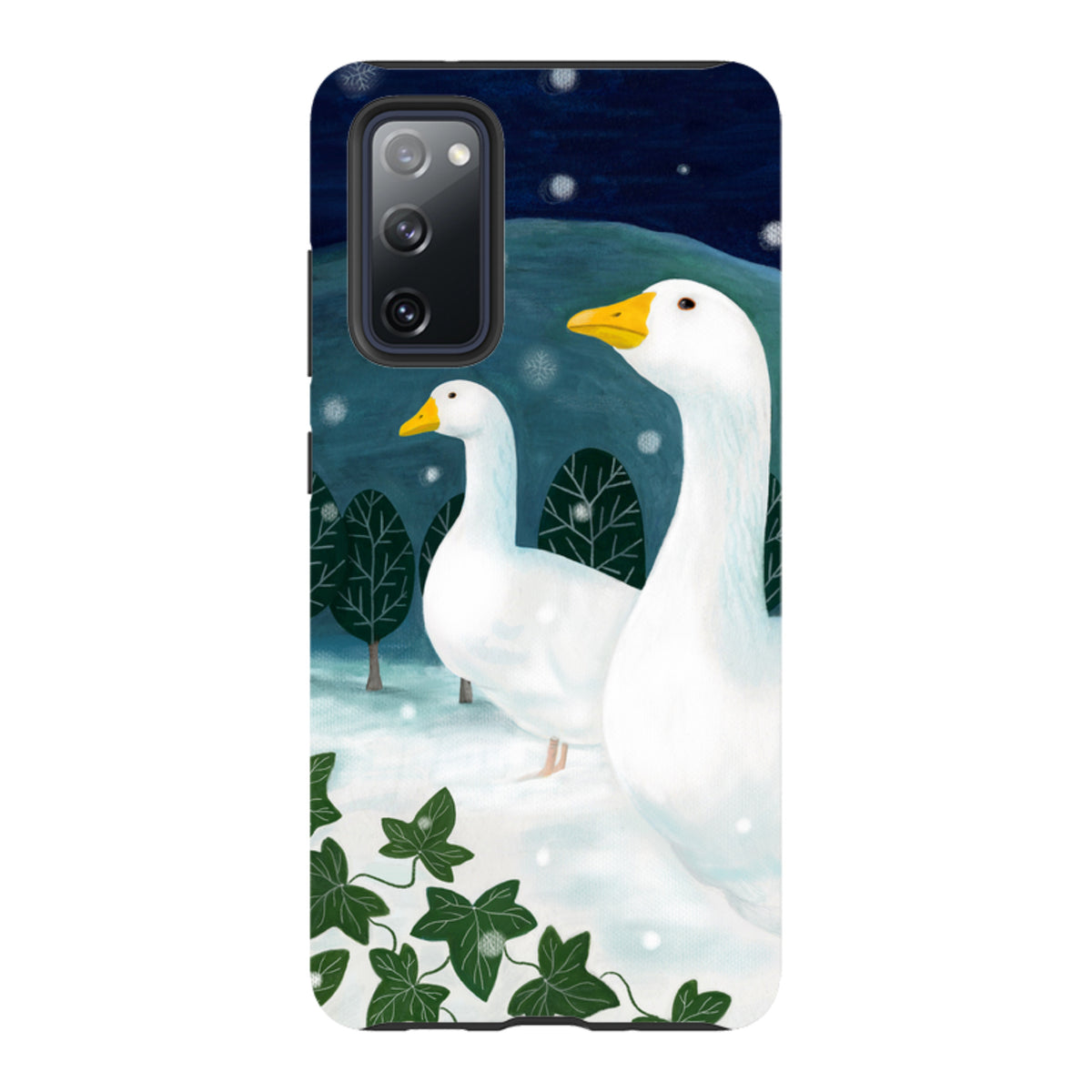 Samsung Tough Case - Winter Geese By Bex Parkin