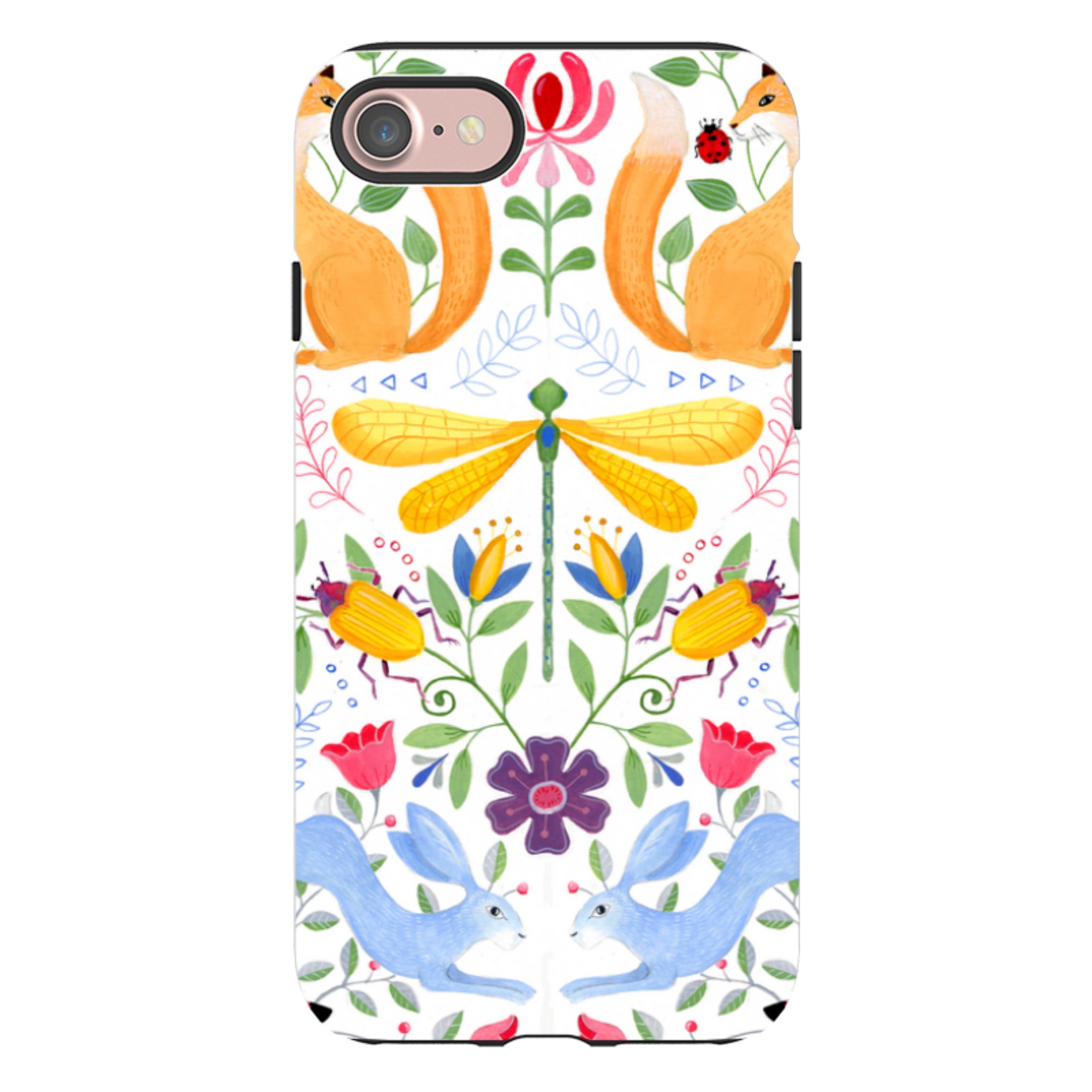 iPhone Tough Case - Folk Garden By Bex Parkin