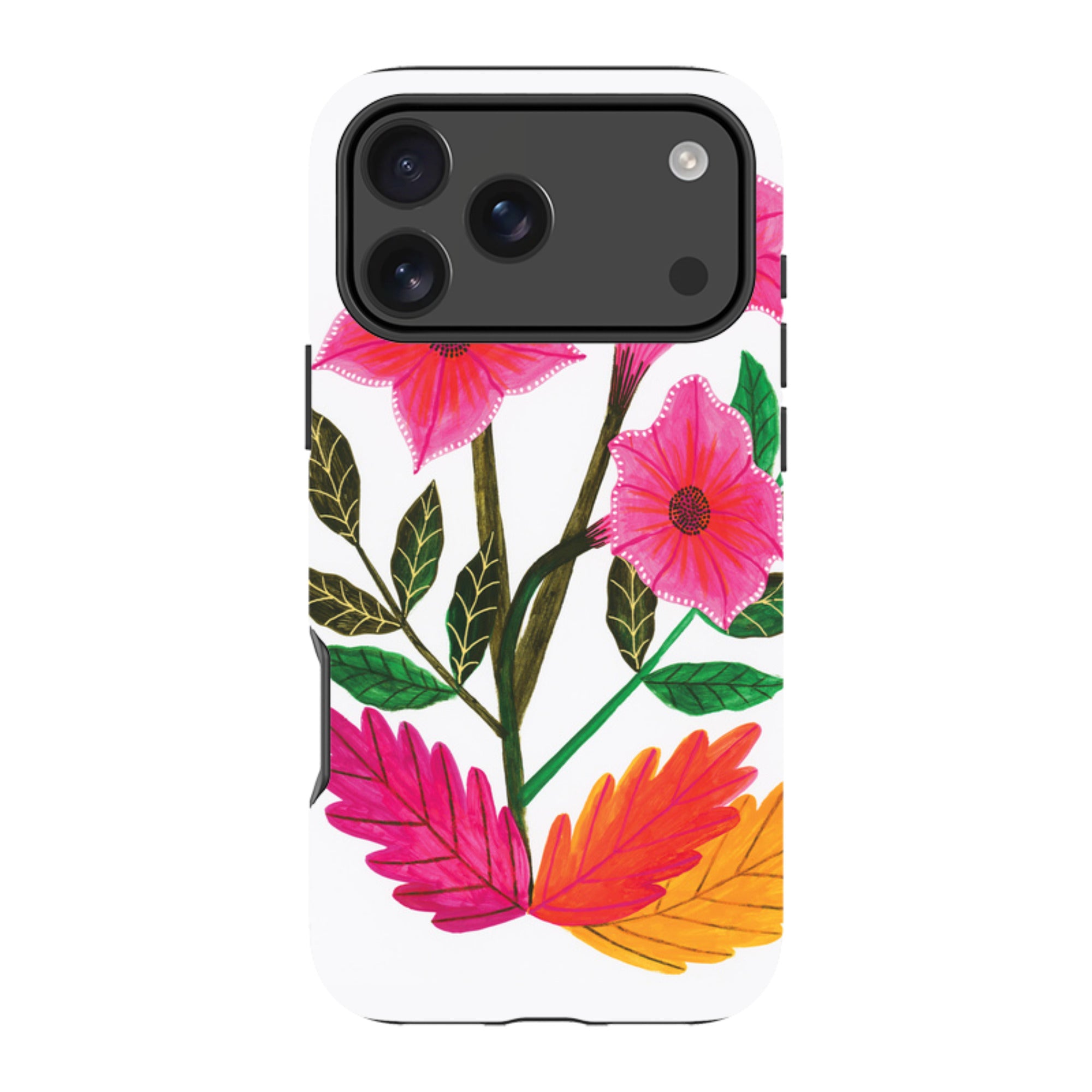 iPhone Tough Case - Trumpet Flowers By Lee Foster Wilson