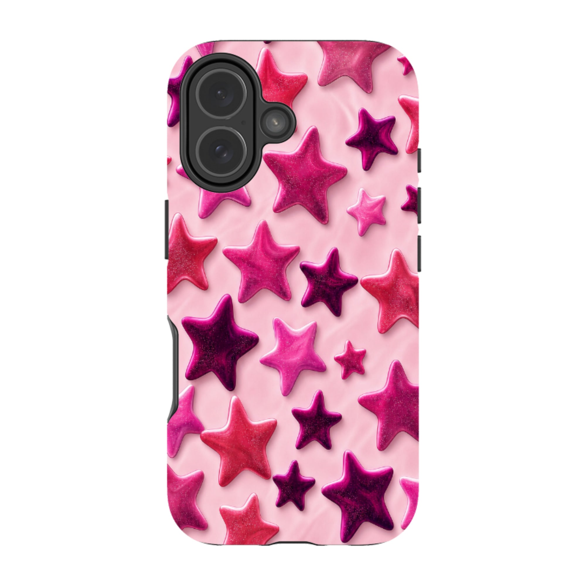 iPhone Tough Case - Fuchsia Star