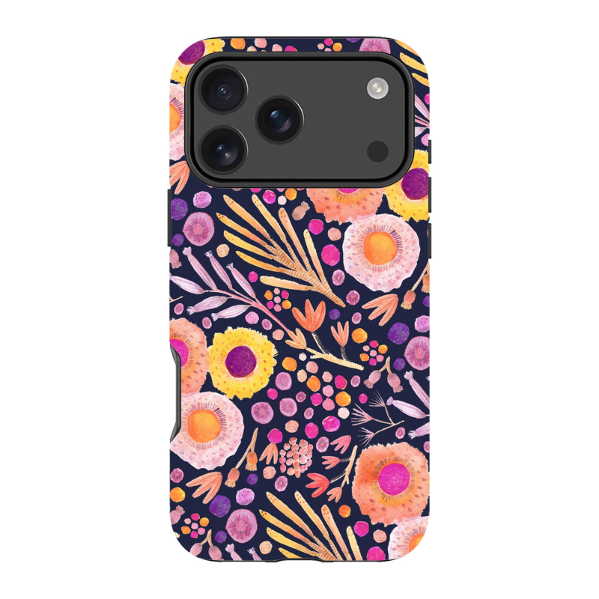 iPhone Tough Case - Floral Passion By Gabriela Larios