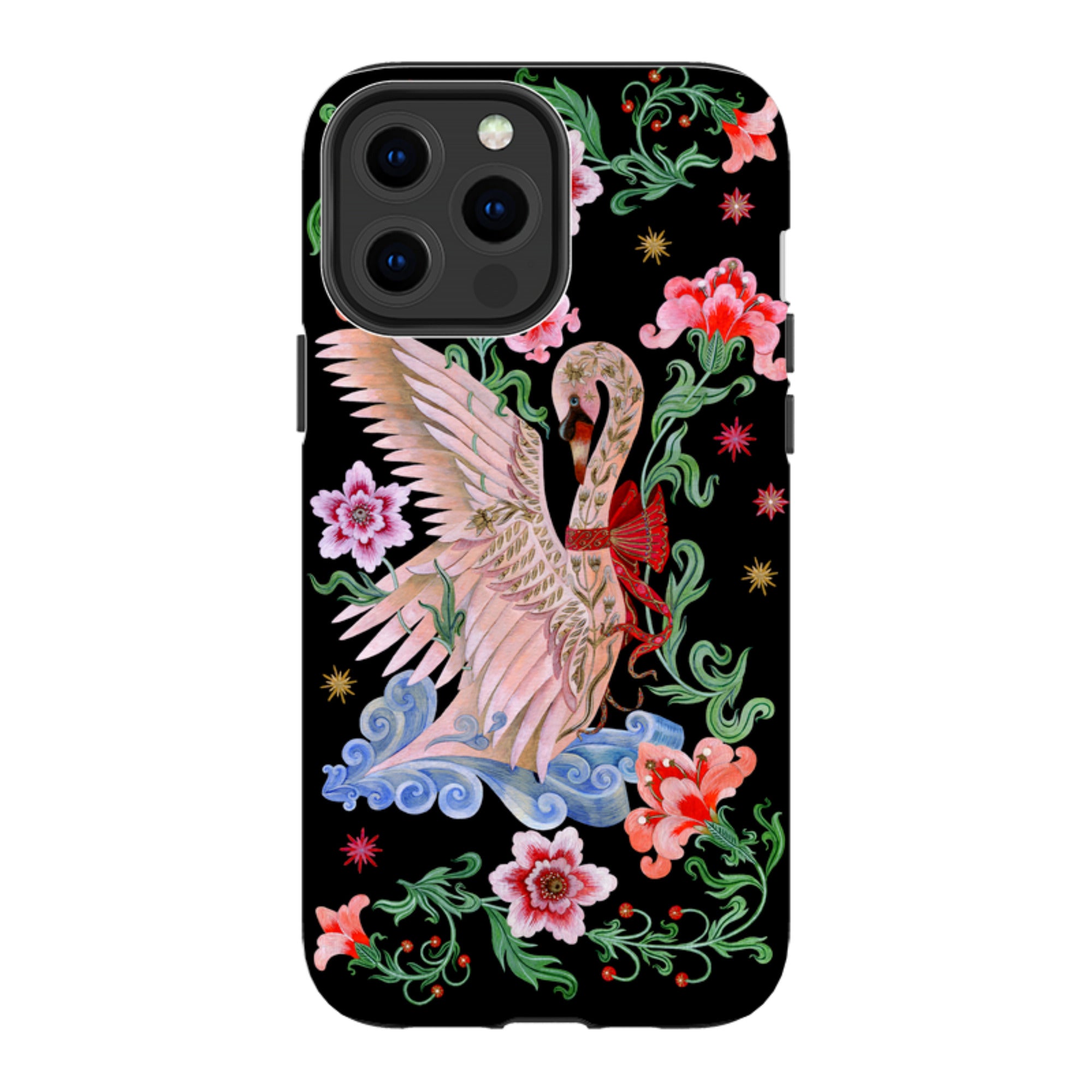 iPhone Tough  Case - Seven Swans A Swimming By Maria Matos