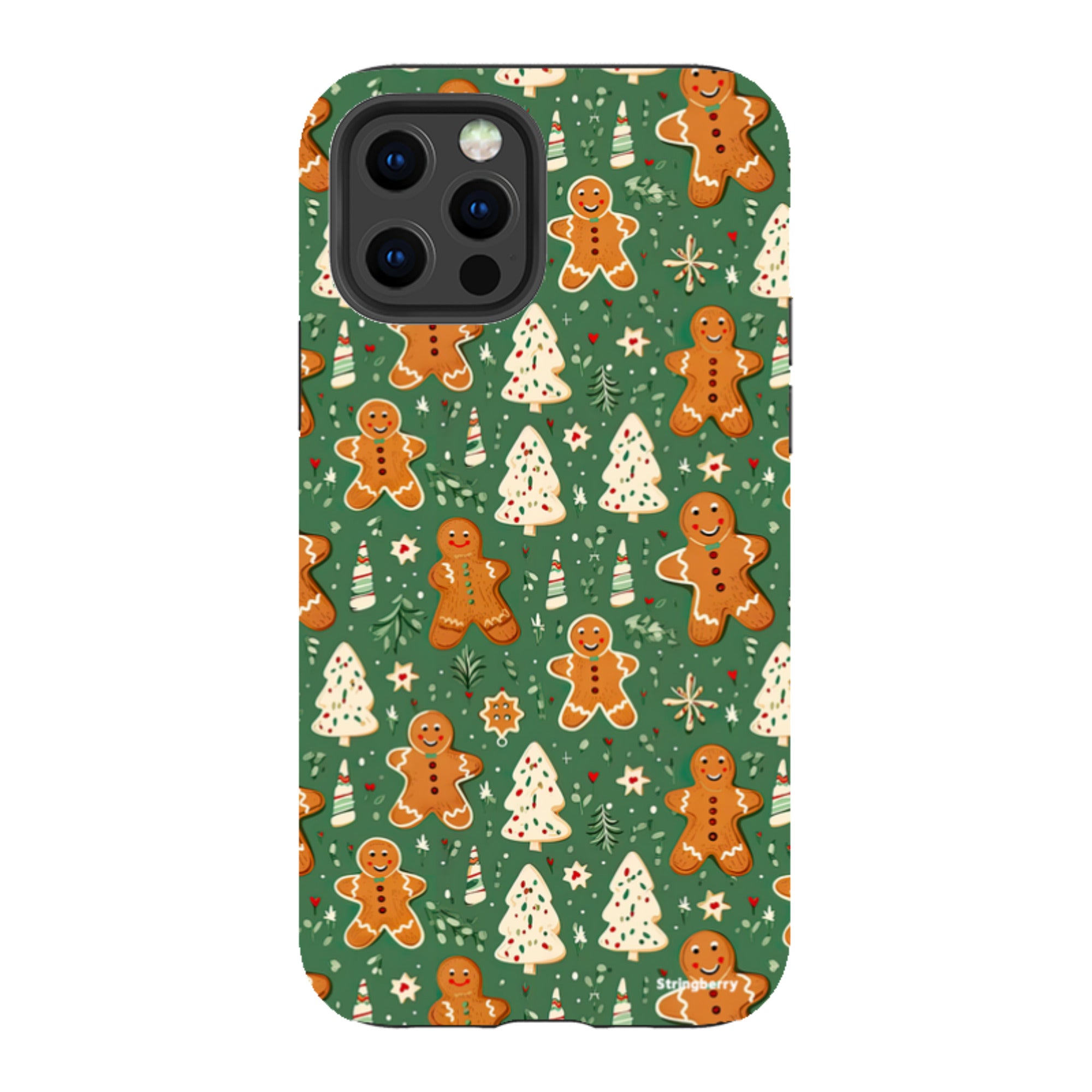 iPhone Tough Case - Ginger Bread Xmas II